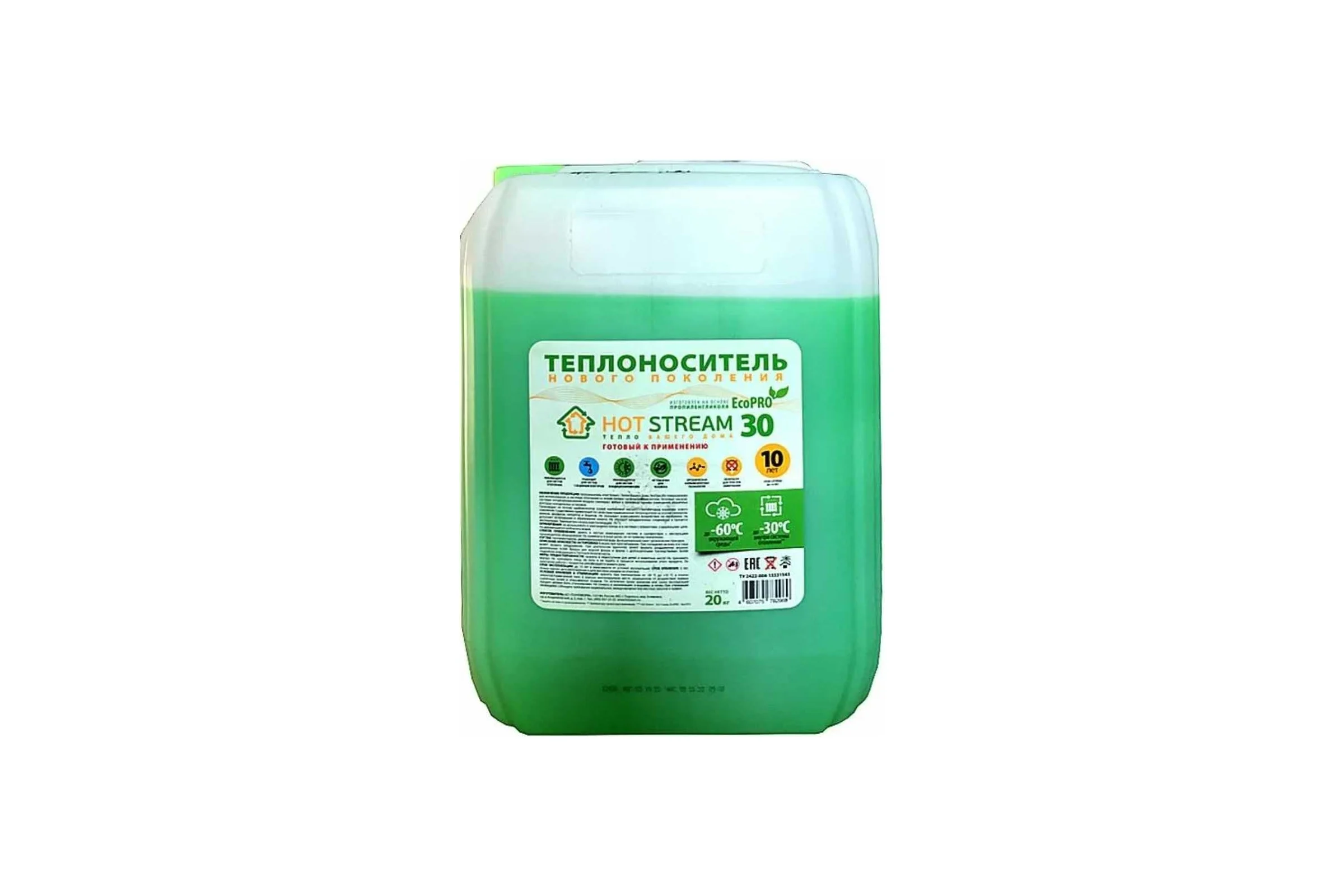 Теплоноситель ЭкоПро 30 10 кг  Hot Stream HS-010303