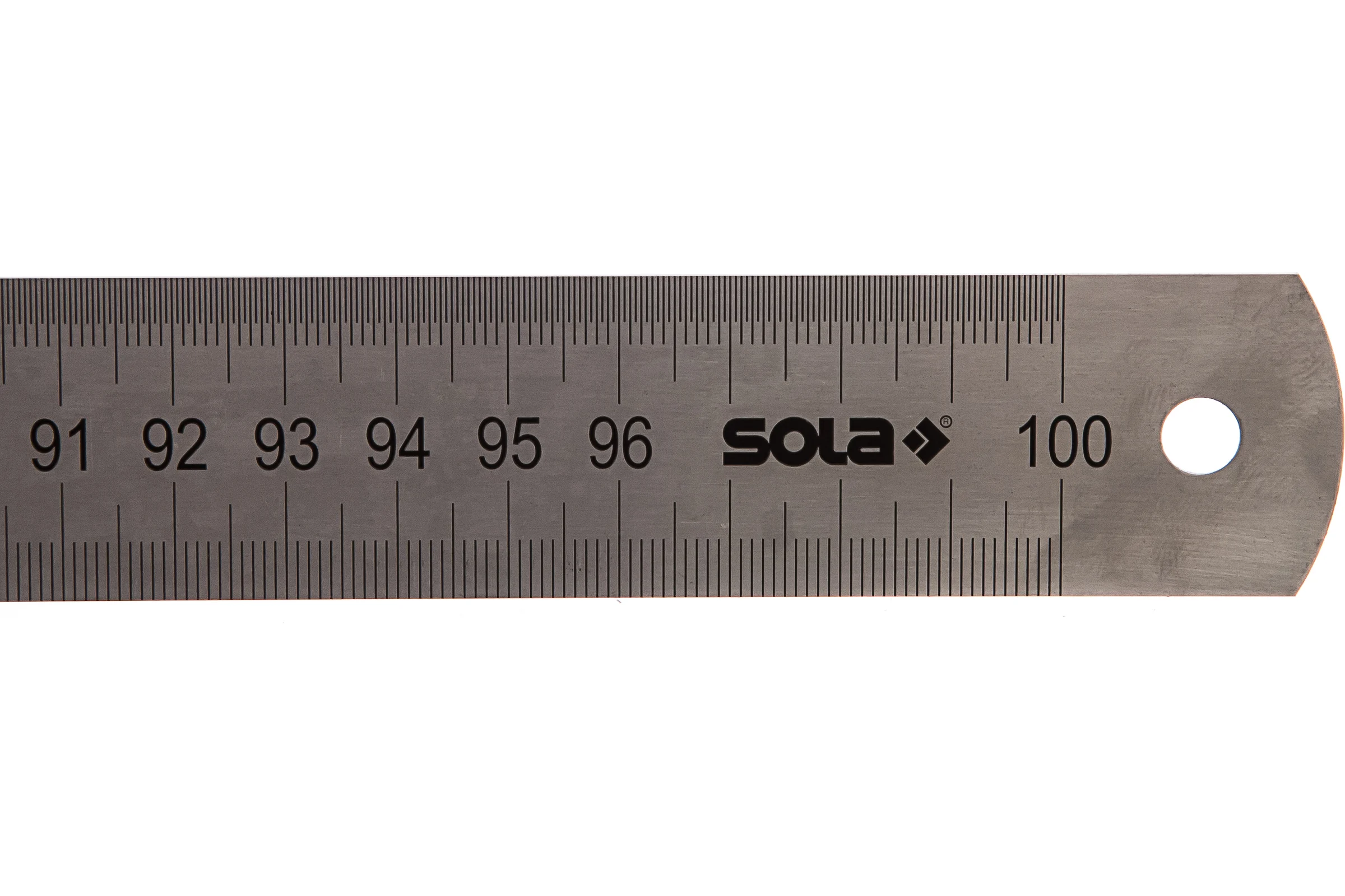 Линейка SOLA LAS 1000 стальная, негибкая, широкая, 1000 мм 56102701