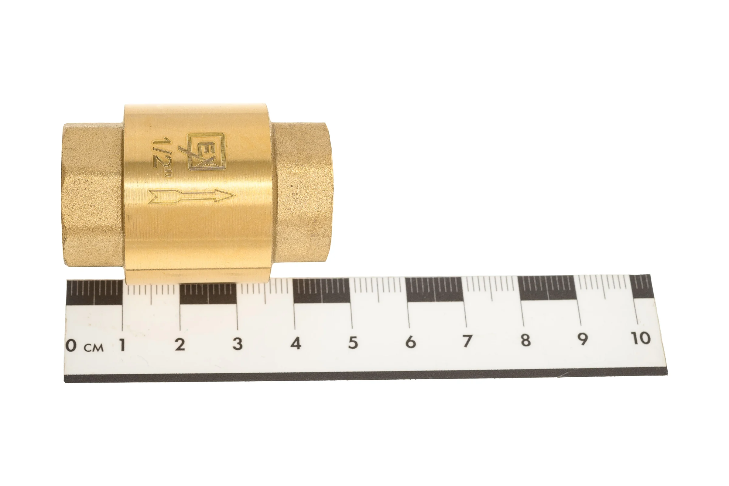Клапан обратный (латунный золотник) PROEXPERT 1/2" PN 16 L01013201