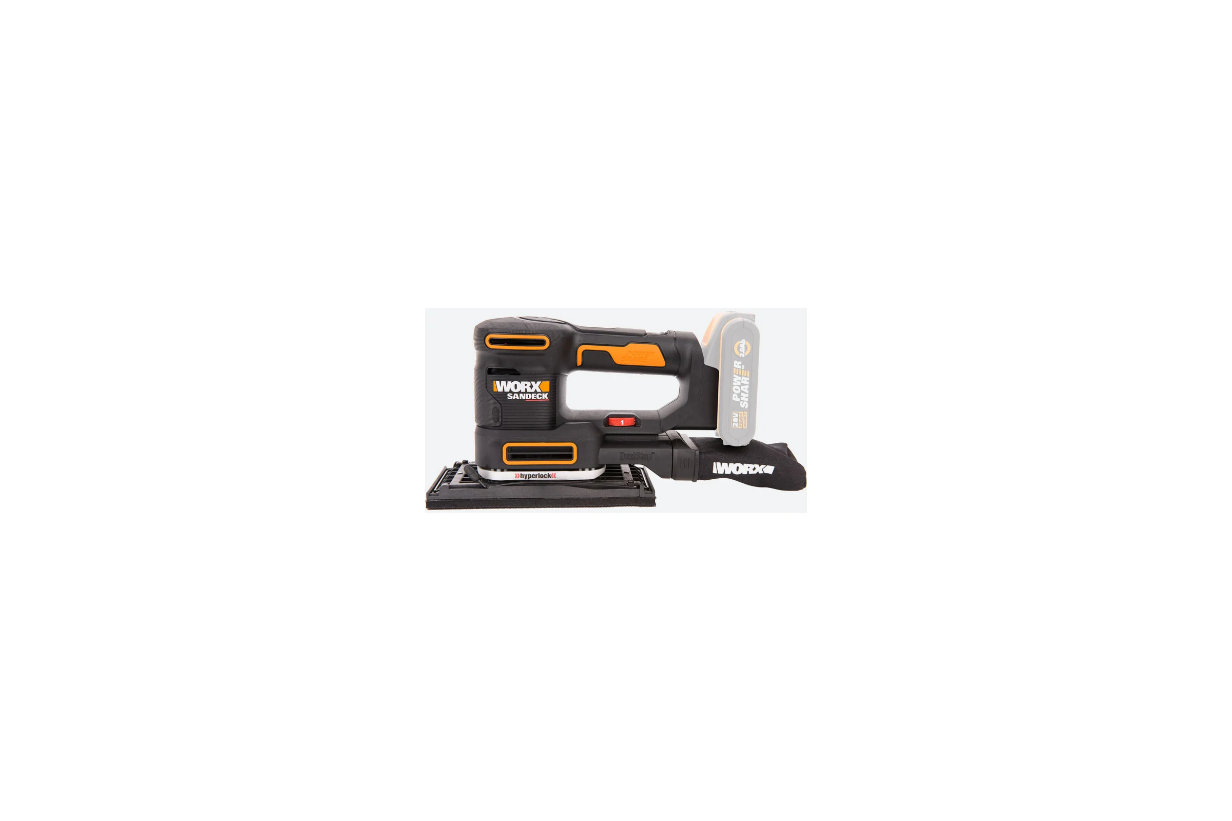 Аккумуляторная виброшлифмашина WORX WX820.9