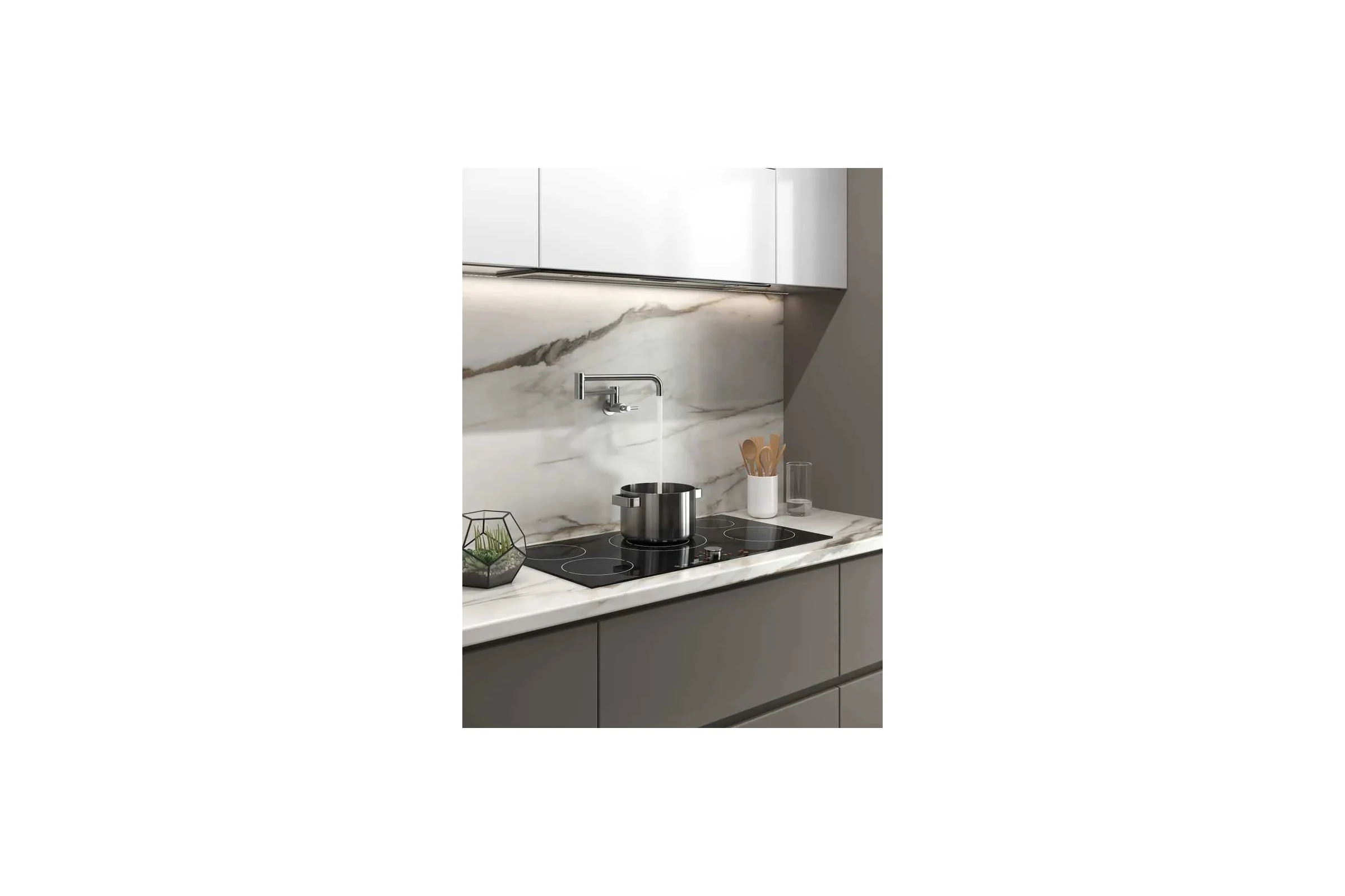 Кран LONGRAN Techno LC3161 Stainless Steel