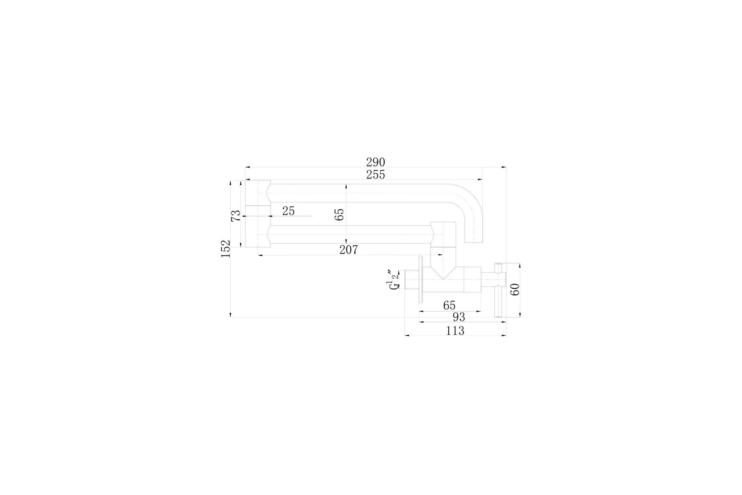 Кран LONGRAN Techno LC3161 Stainless Steel