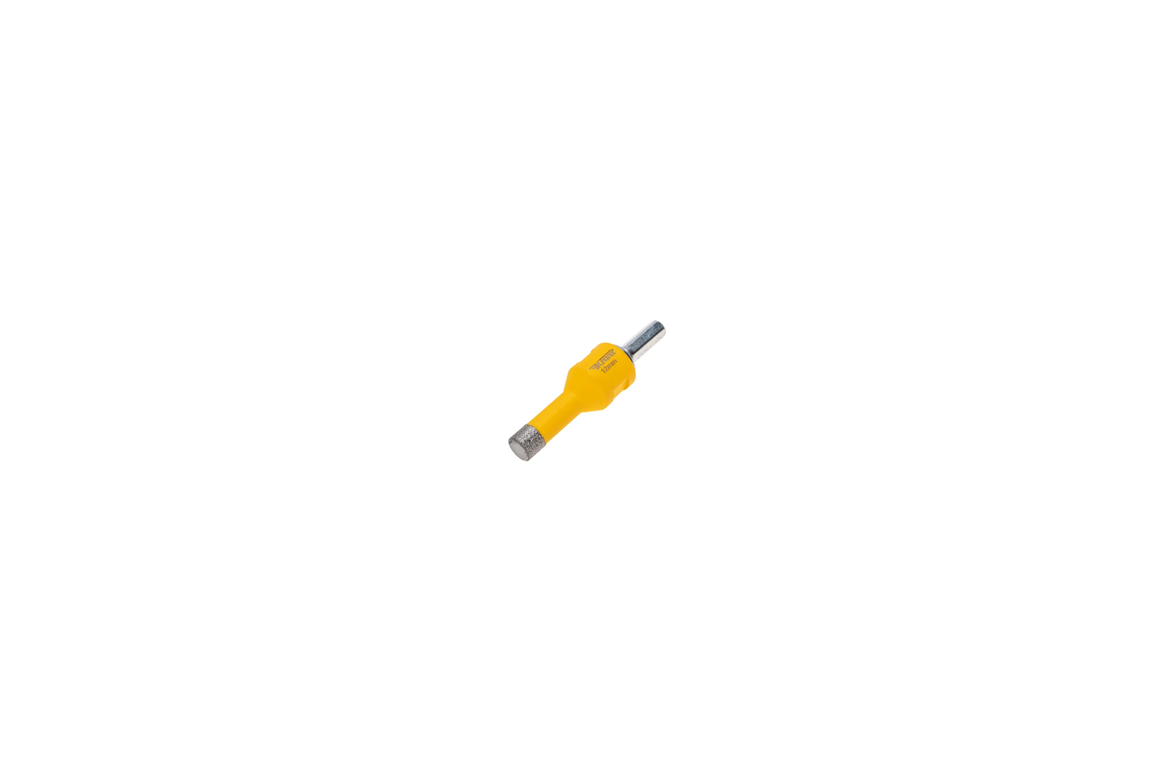 Коронка алмазная профессиональная по керамограниту и железобетону М14, вакуумное спекание, 12 мм, для УШМ KRANZ KR-92-1004