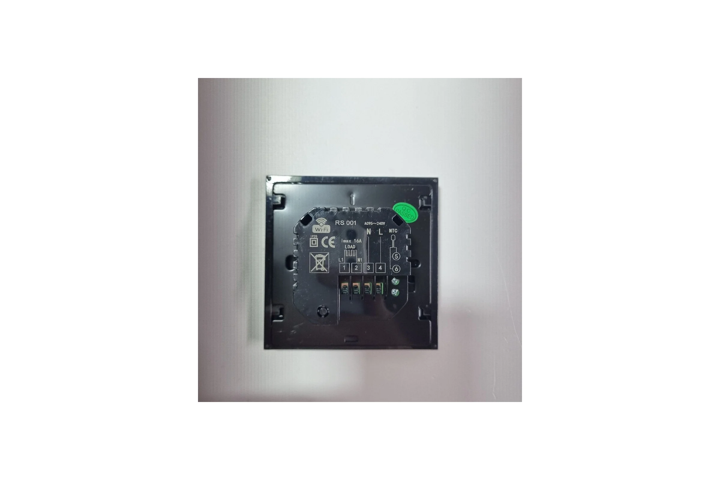 Терморегулятор Грейка RS-001 Wi-Fi черный 02001