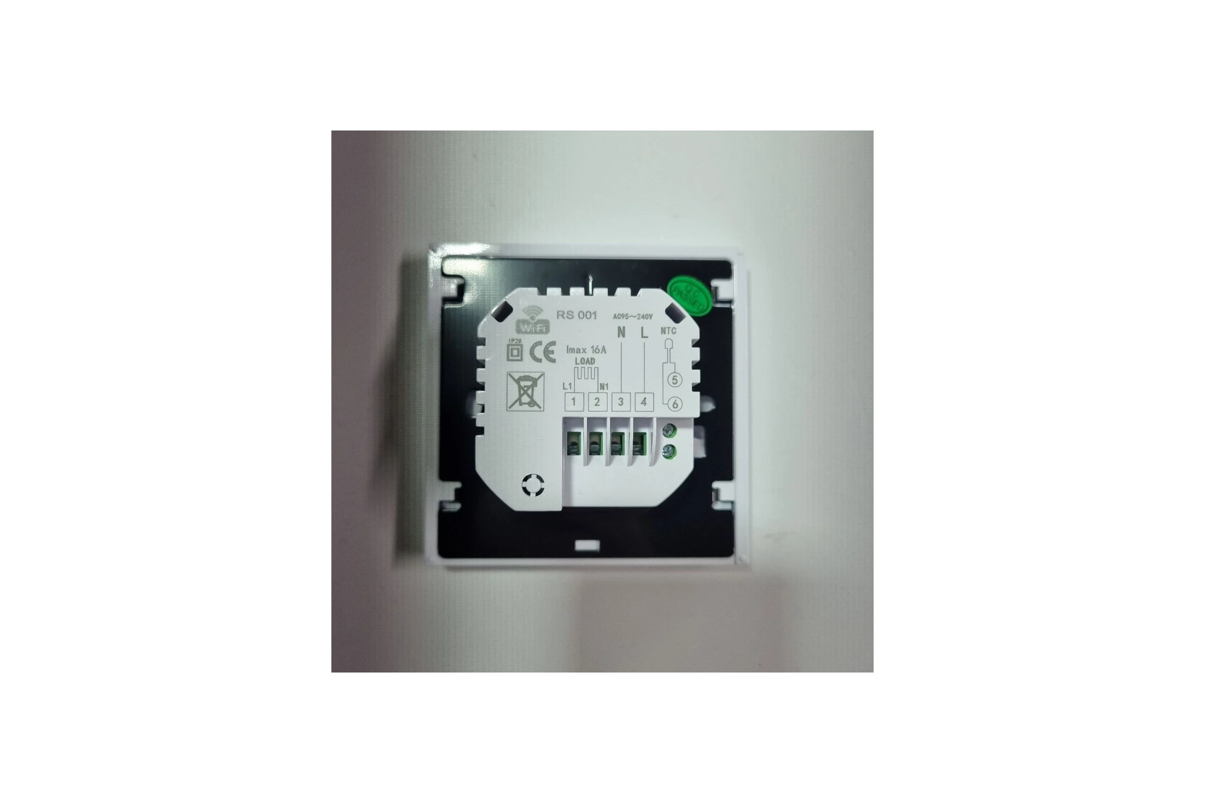 Терморегулятор Грейка RS-001 Wi-Fi белый 01001