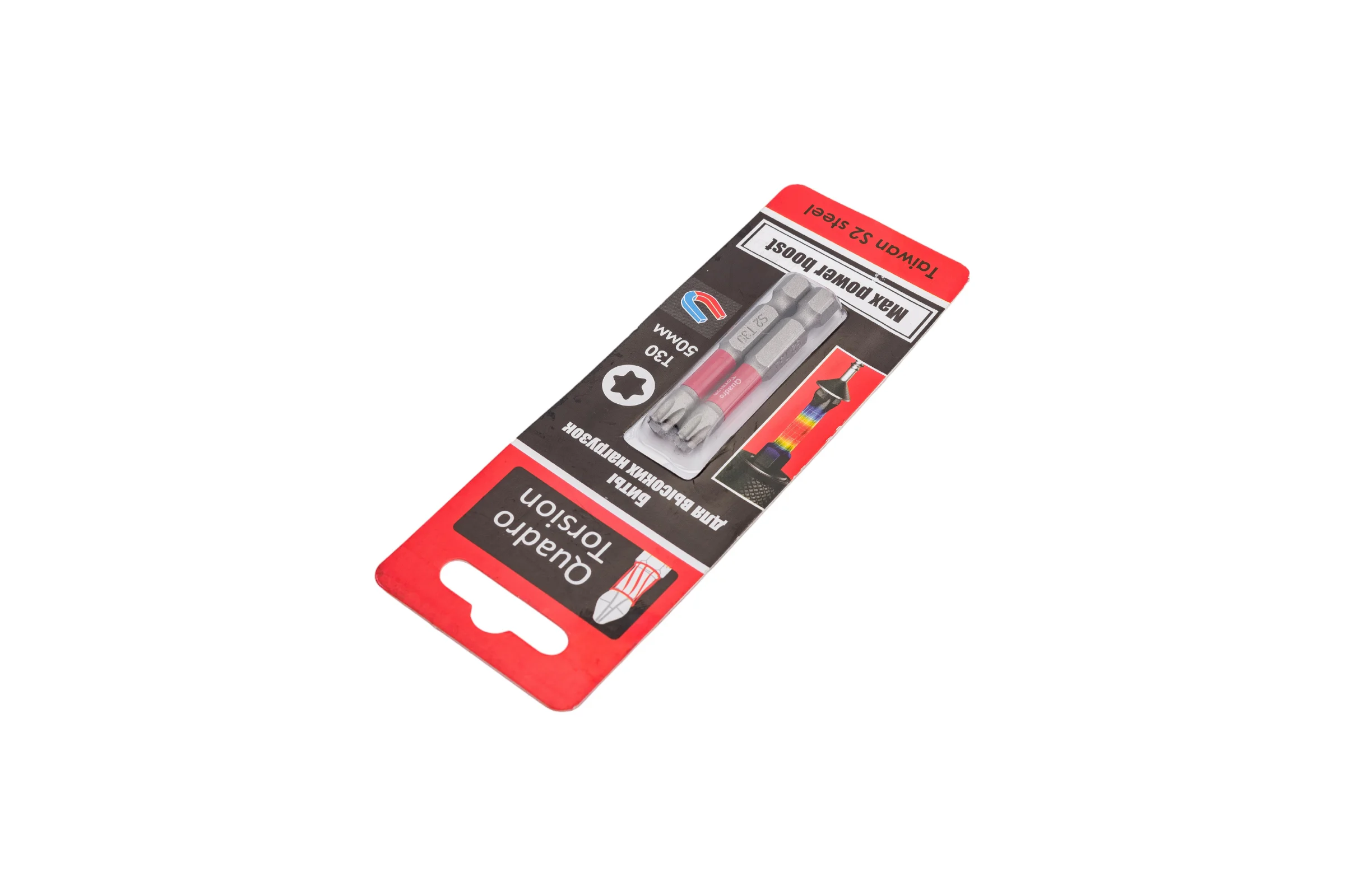 Бита (2 шт; 50 мм; T30) Quadro Torsion 433050-2