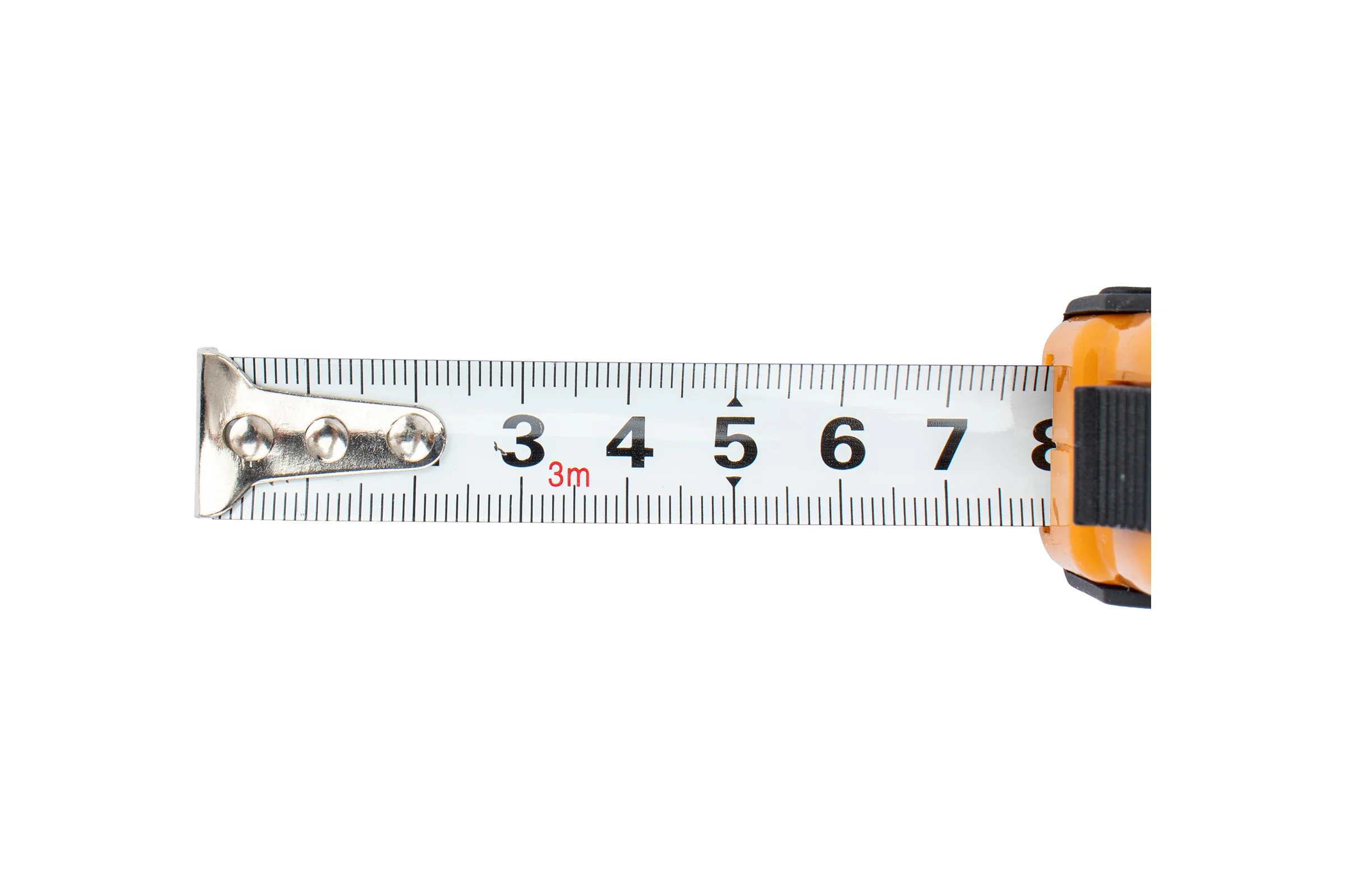 Рулетка Gramex 3м х 16мм, с фиксатором, обрезиненный корпус HL-3 (12/120) 017431