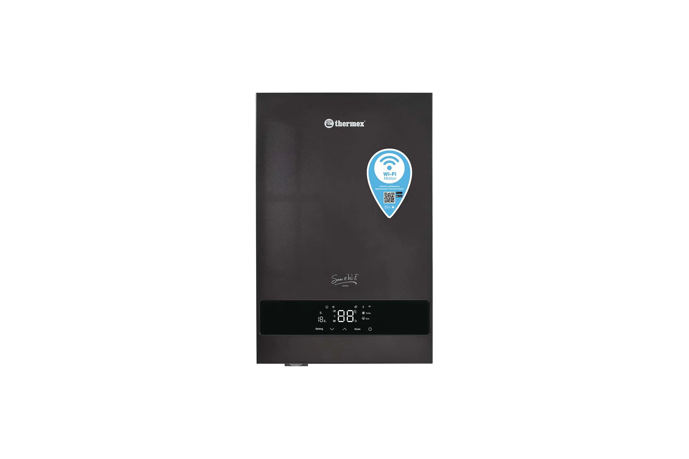 Электрический настенный котел Термекс THERMEX Sonne 12 Wi-Fi (Grey) ЭдЭБ04885