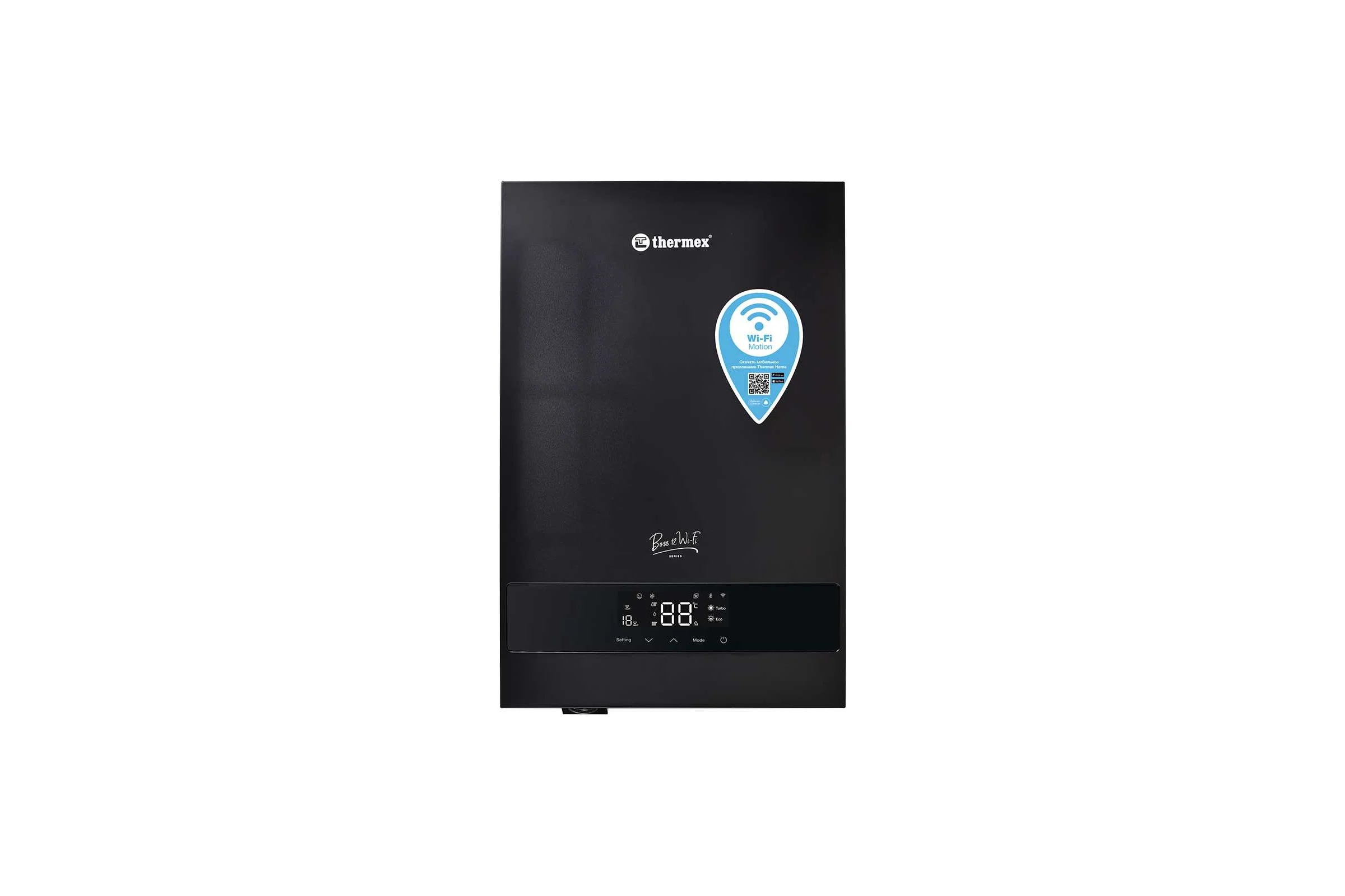 Электрический настенный котел Термекс THERMEX Boss 12 Wi-Fi (Black) ЭдЭБ04884