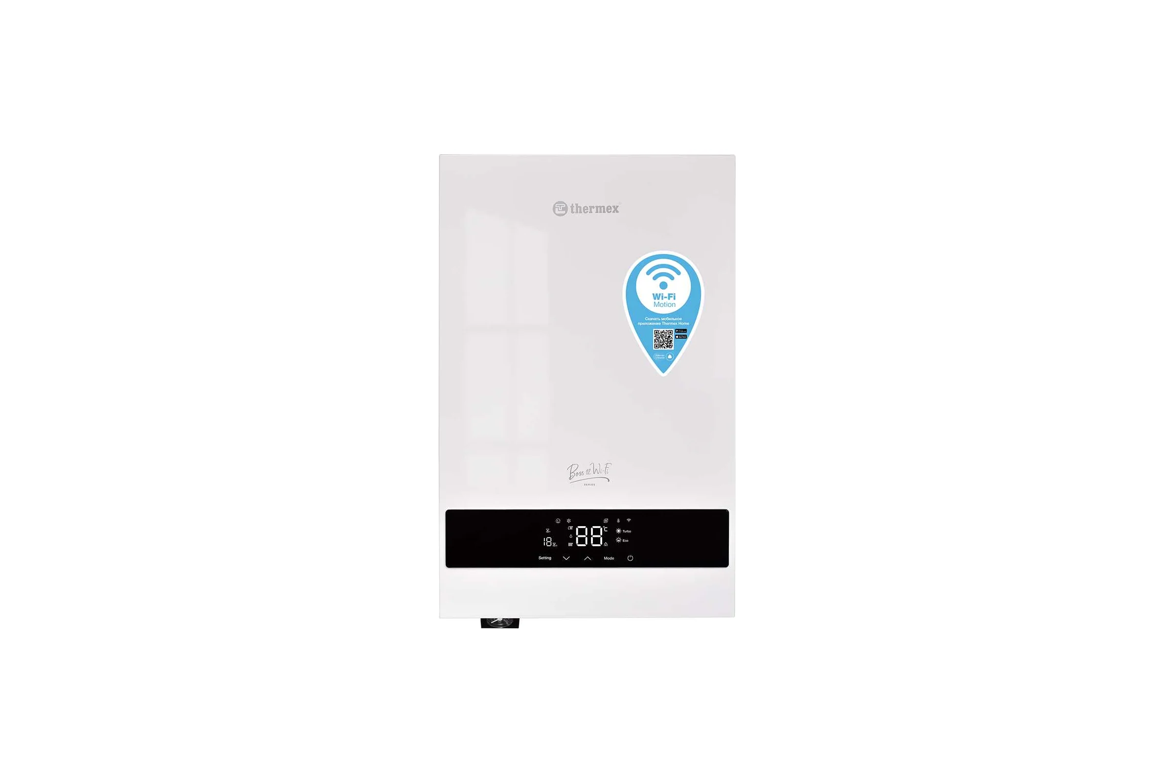 Электрический настенный котел Термекс THERMEX Boss 12 Wi-Fi, White ЭдЭБ05052