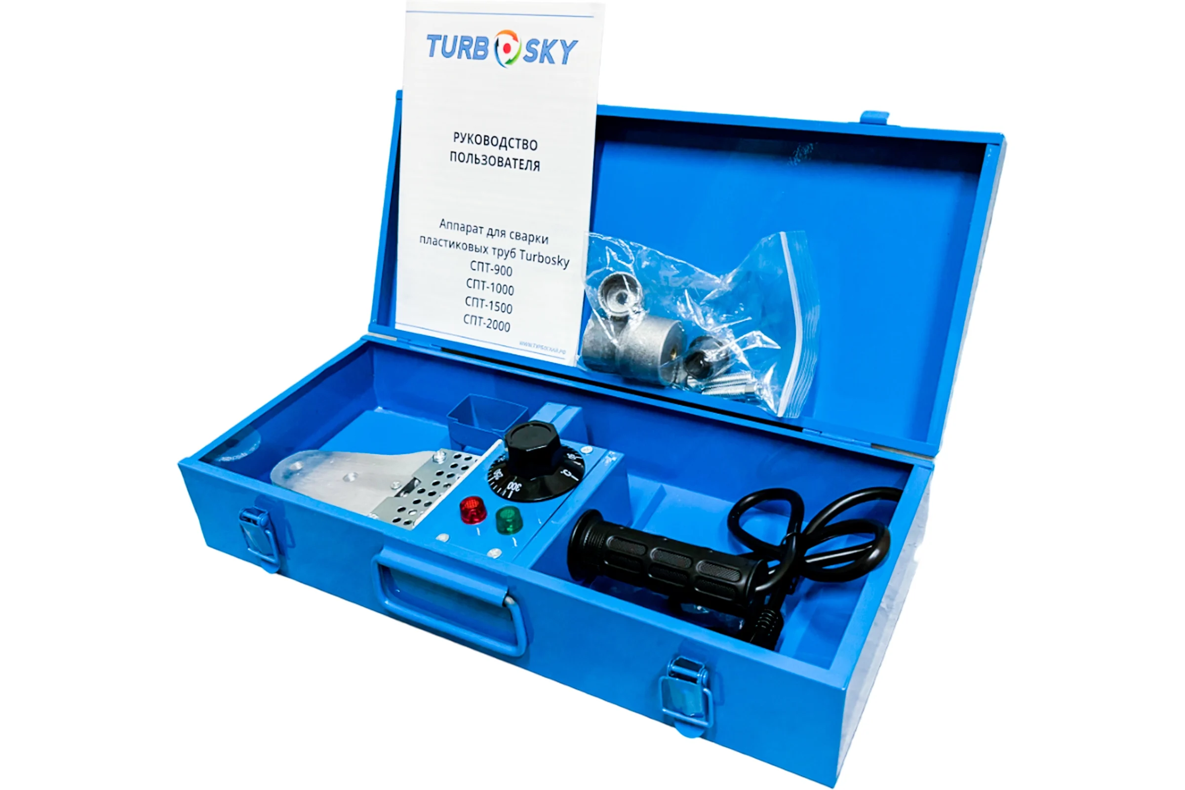 Аппарат для сварки пластиковых труб Turbosky СПТ-900 396