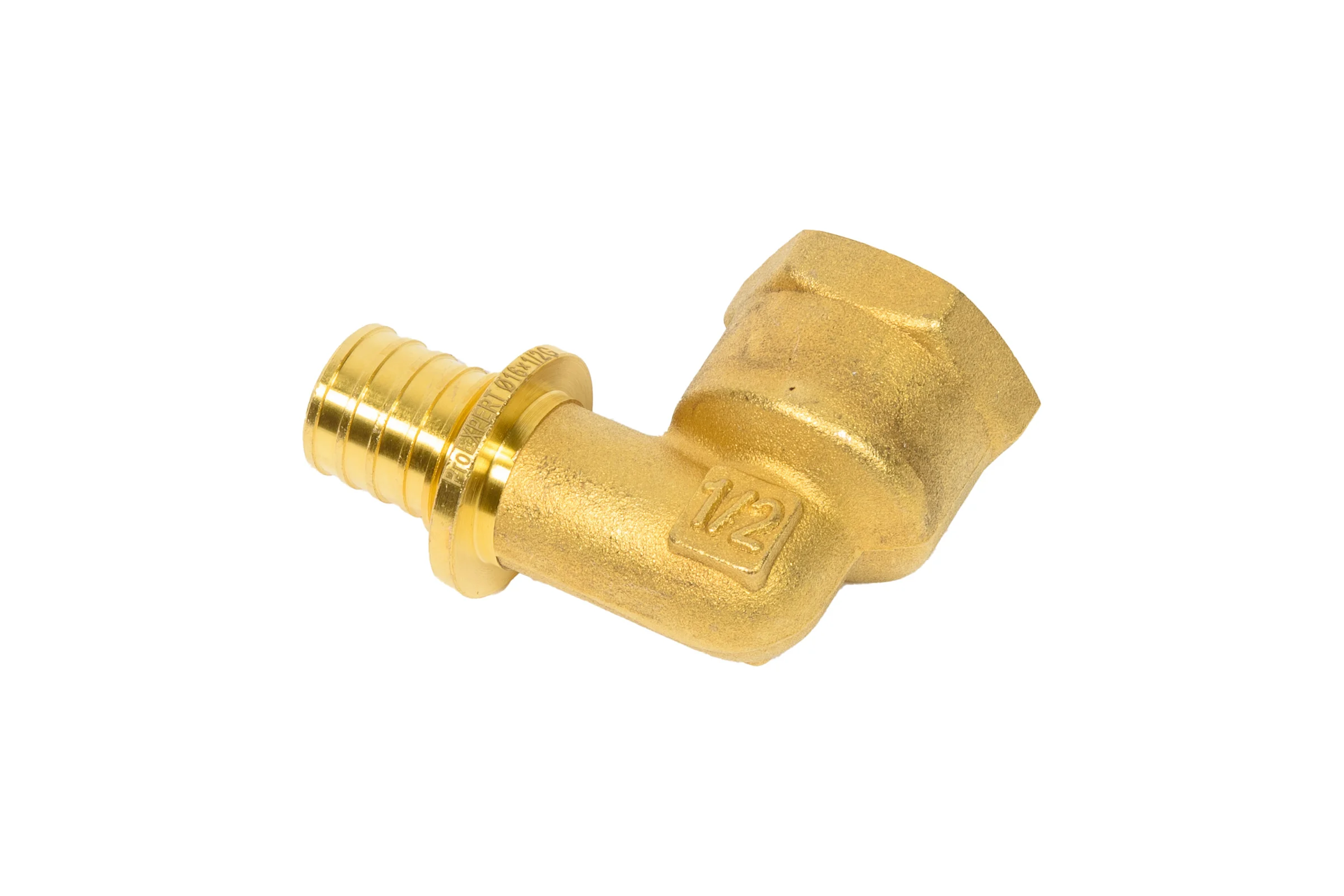 Аксиальный комбинированный уголок PROEXPERT ВР 16x1/2" латунь AUK901612G