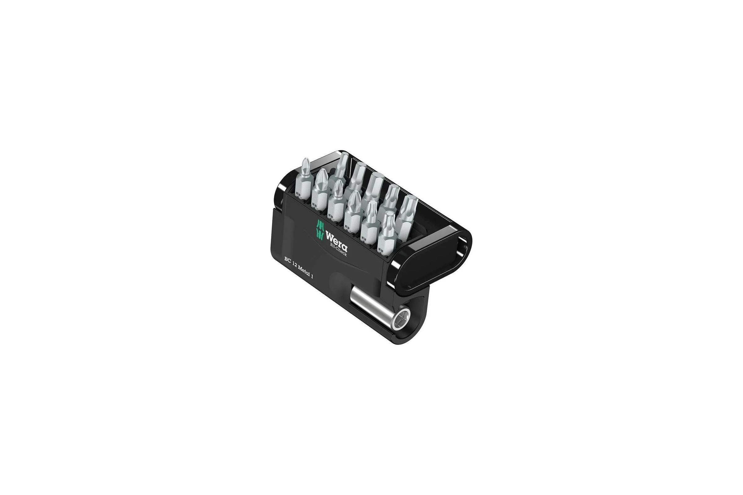 Набор с битами 1/4 и битодержателем WERA Bit-Check 12 Metal 1 12 предметов WE-057424