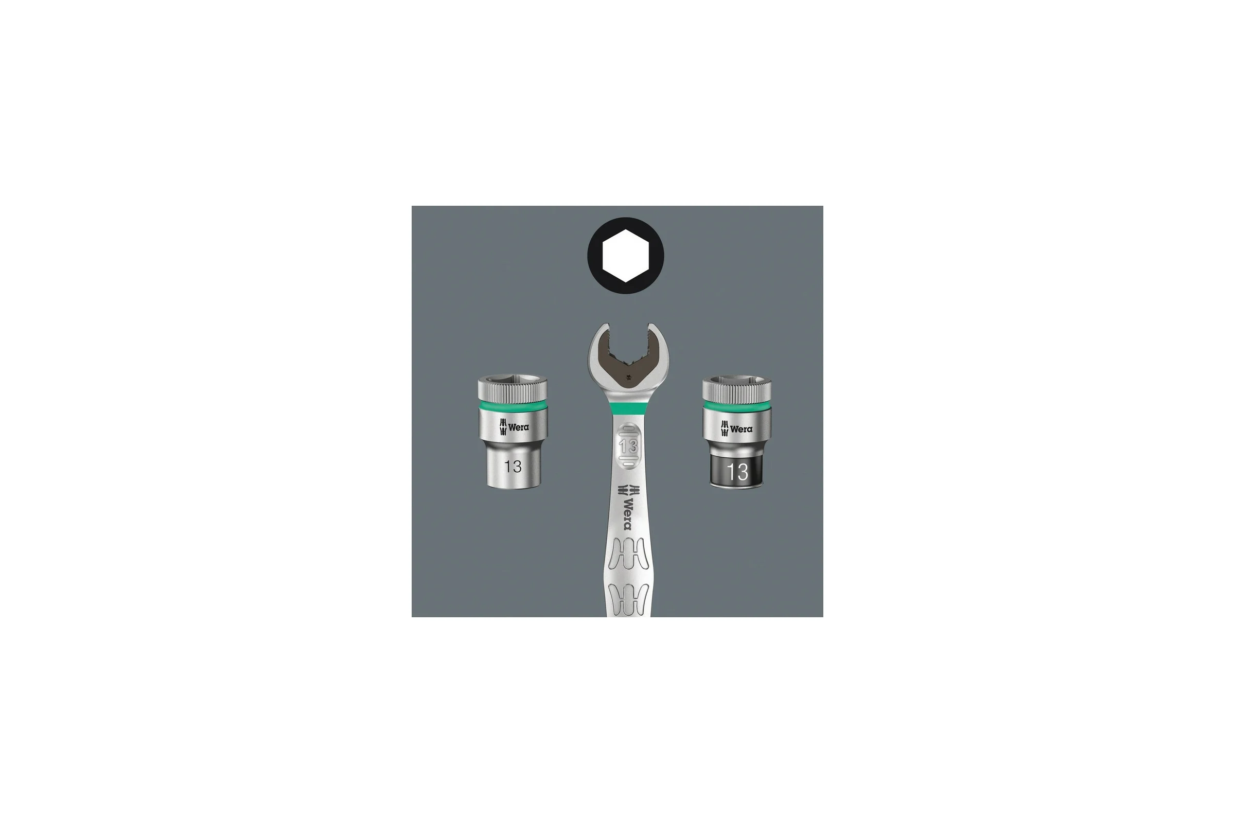 Гаечный рожковый ключ WERA 6002 Joker 22 x 24 x 260 мм WE-020261