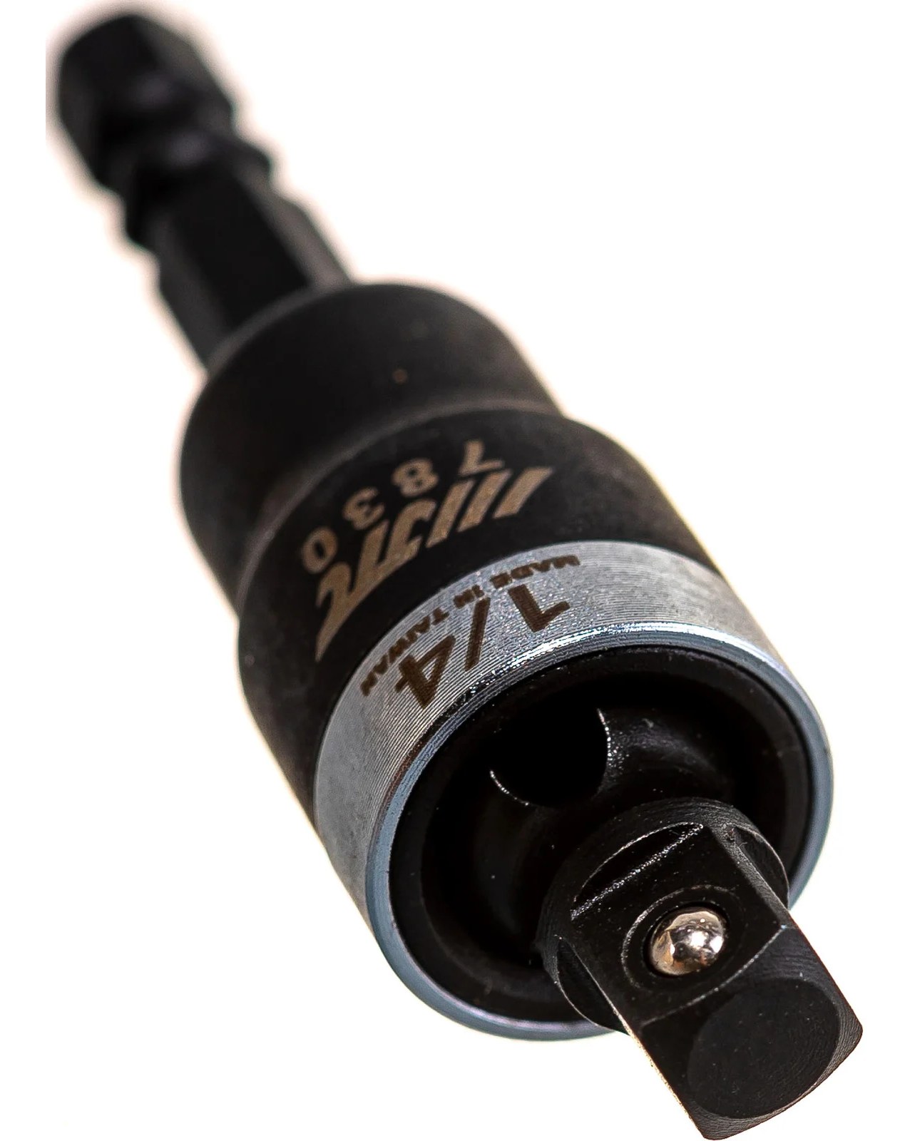 Адаптер карданный под шуруповерт JTC 1/4", квадрат 1/4" -7830 849002