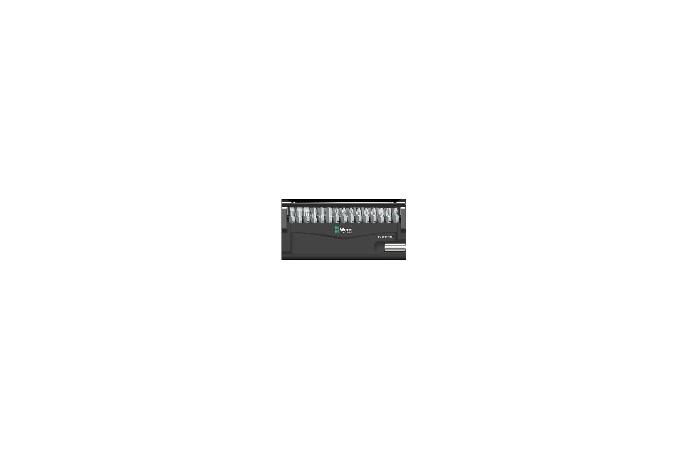Биты Bit-Check 30 Metal 1 SB, 30 предметов WERA WE-057440
