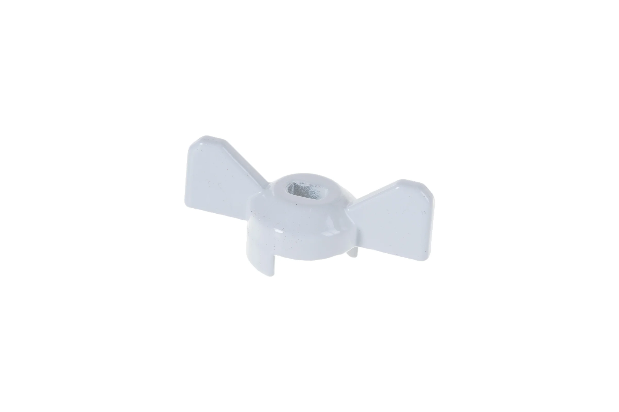 Ручка для шарового крана усиленная MasterProf форма бабочка, БЕЛАЯ, 1/2"-3/4" ИС.131429