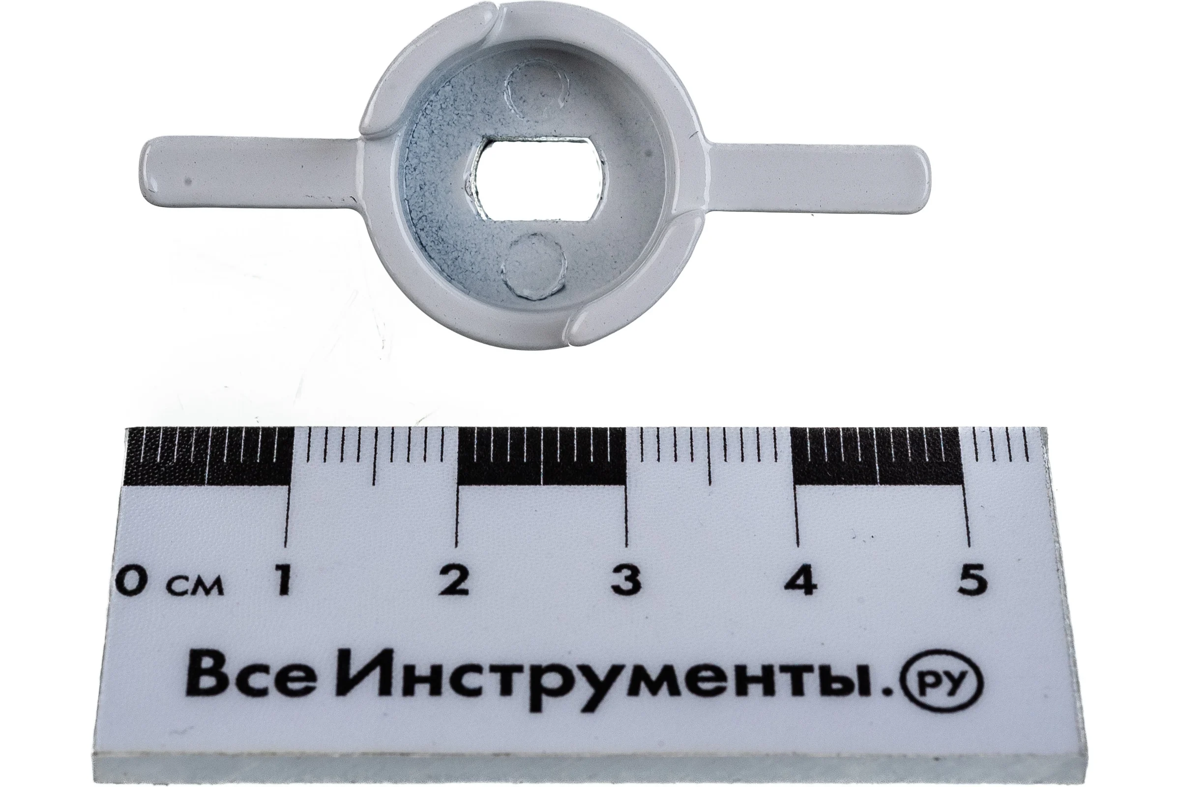 Ручка для шарового крана усиленная MasterProf форма бабочка, БЕЛАЯ, 1/2"-3/4" ИС.131429