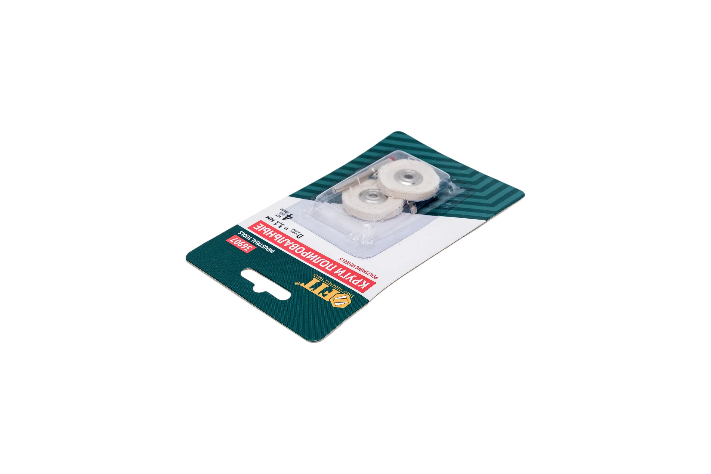 Корщетки хлопковые и штифты 4 шт FIT IT 36907