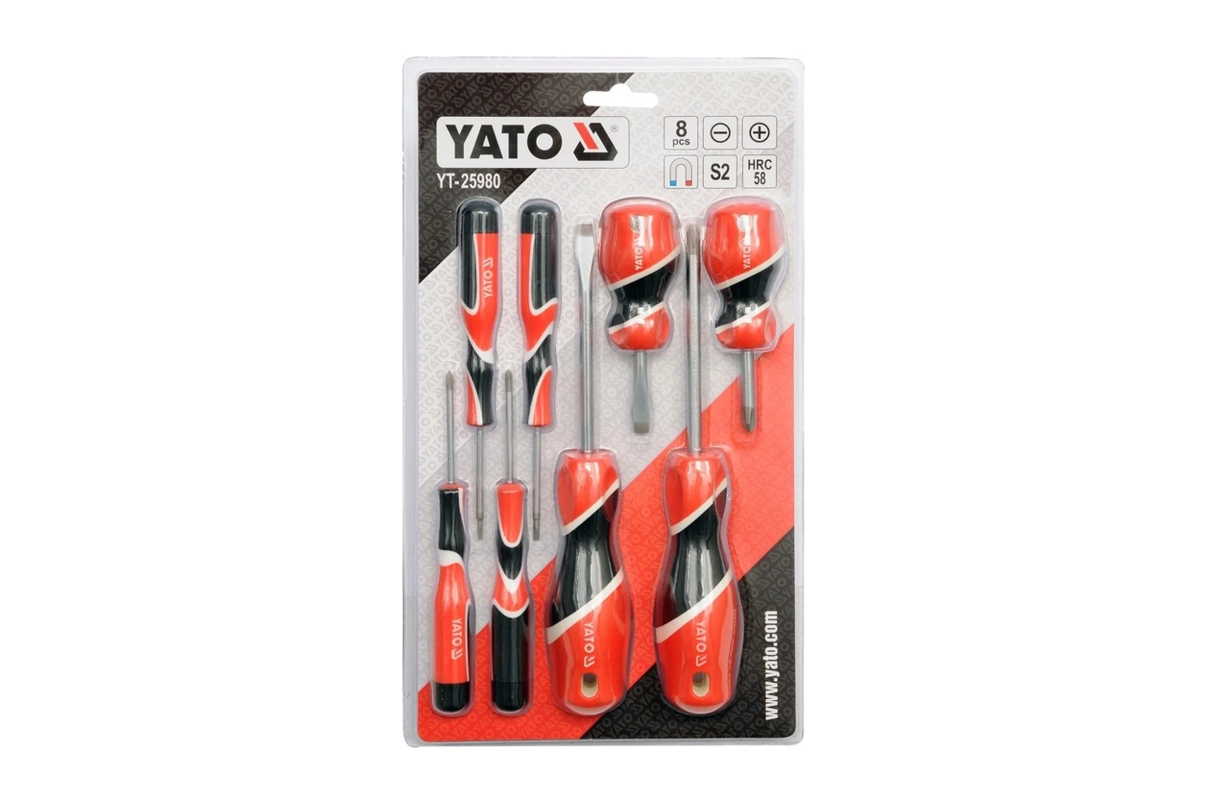 Набор отверток YATO 8 предметов YT-25980