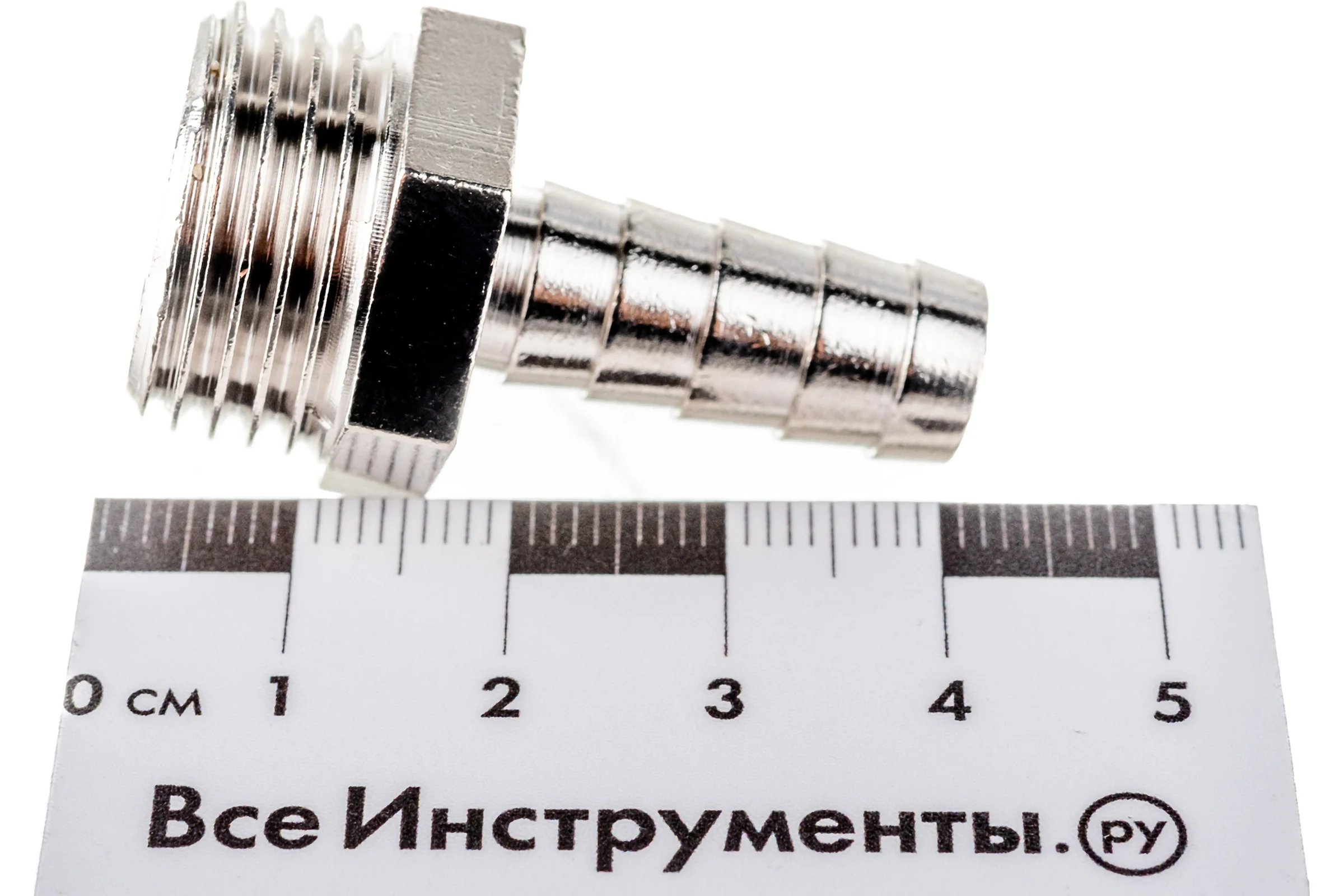 Штуцер FV-PLAST FV-Brass латунный для шланга 10х1/2 НР 1/2" AA468010012