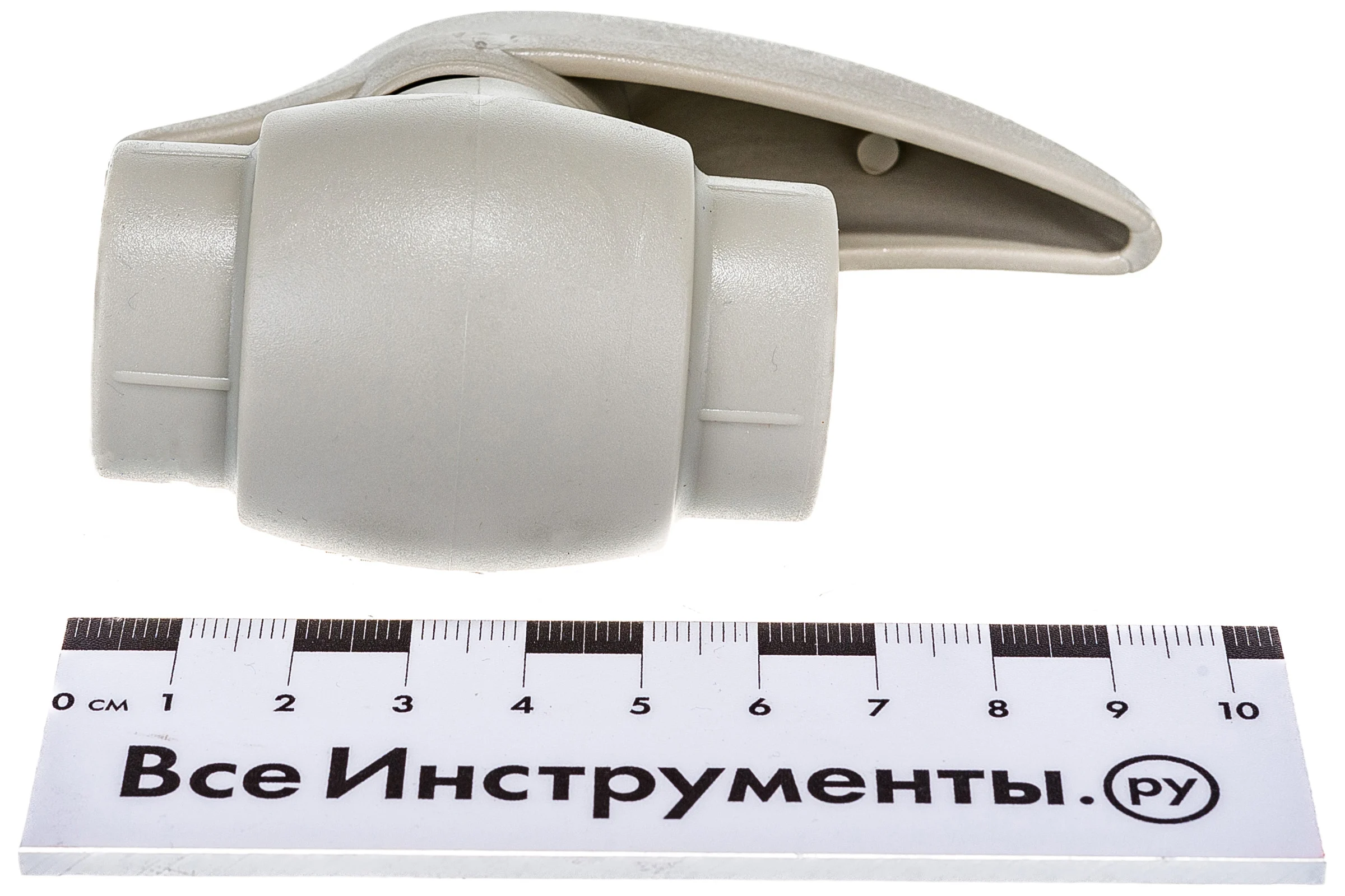 Клапан FV-PLAST пластиковый шаровой 20 мм, ручка рычаг 40 10 301120