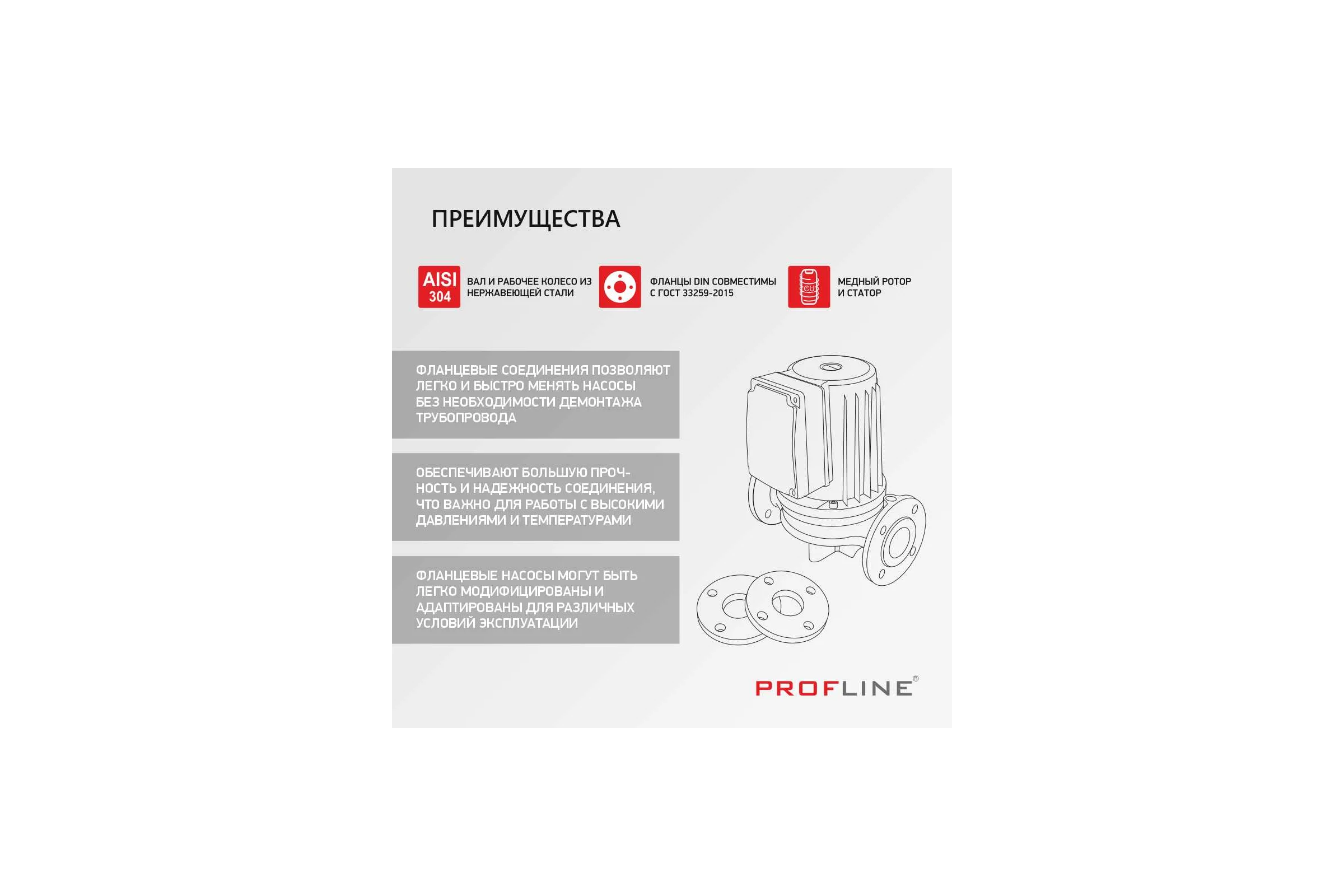 Насос циркуляционный фланцевыйт PROFLINE LUX 50-100F УТ-00048674