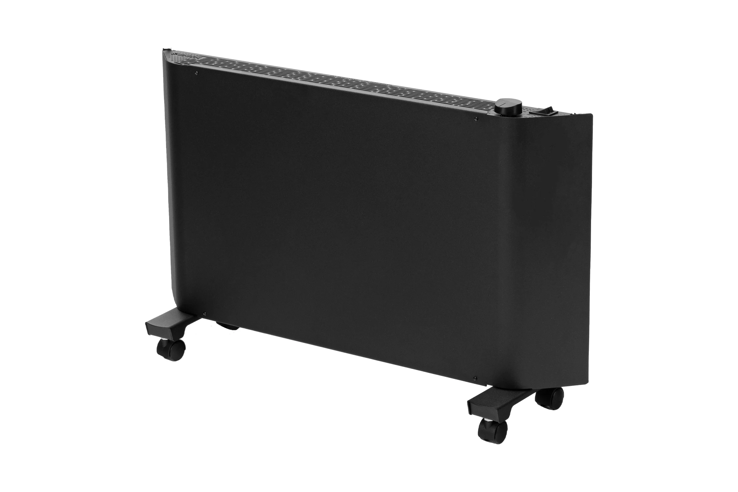 Конвектор электрический Denzel XCE-2000B, 230 В, 2000 Вт, черный, сушилка, колеса, Х-элемент 98129