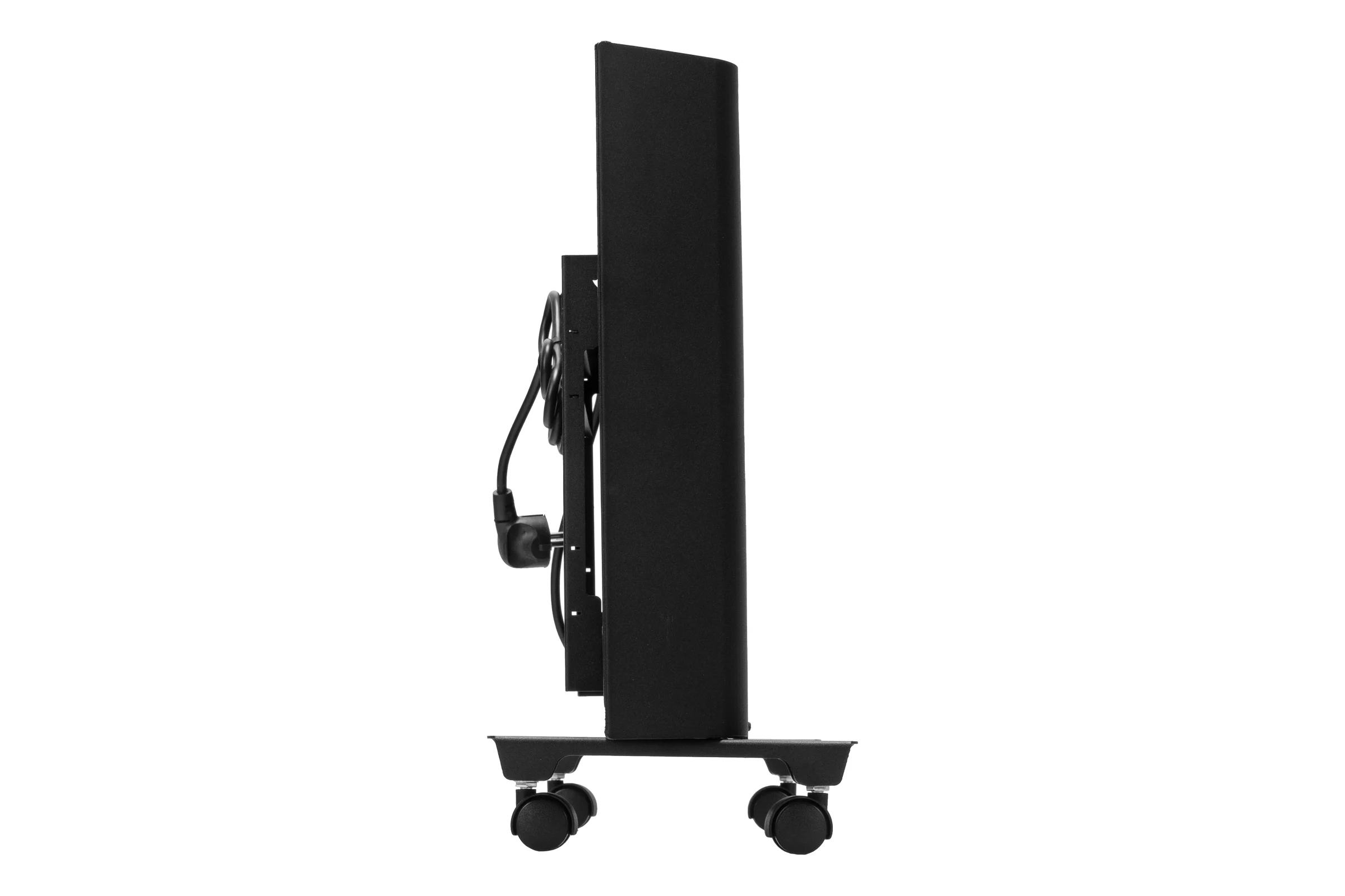Конвектор электрический Denzel XCE-2000B, 230 В, 2000 Вт, черный, сушилка, колеса, Х-элемент 98129