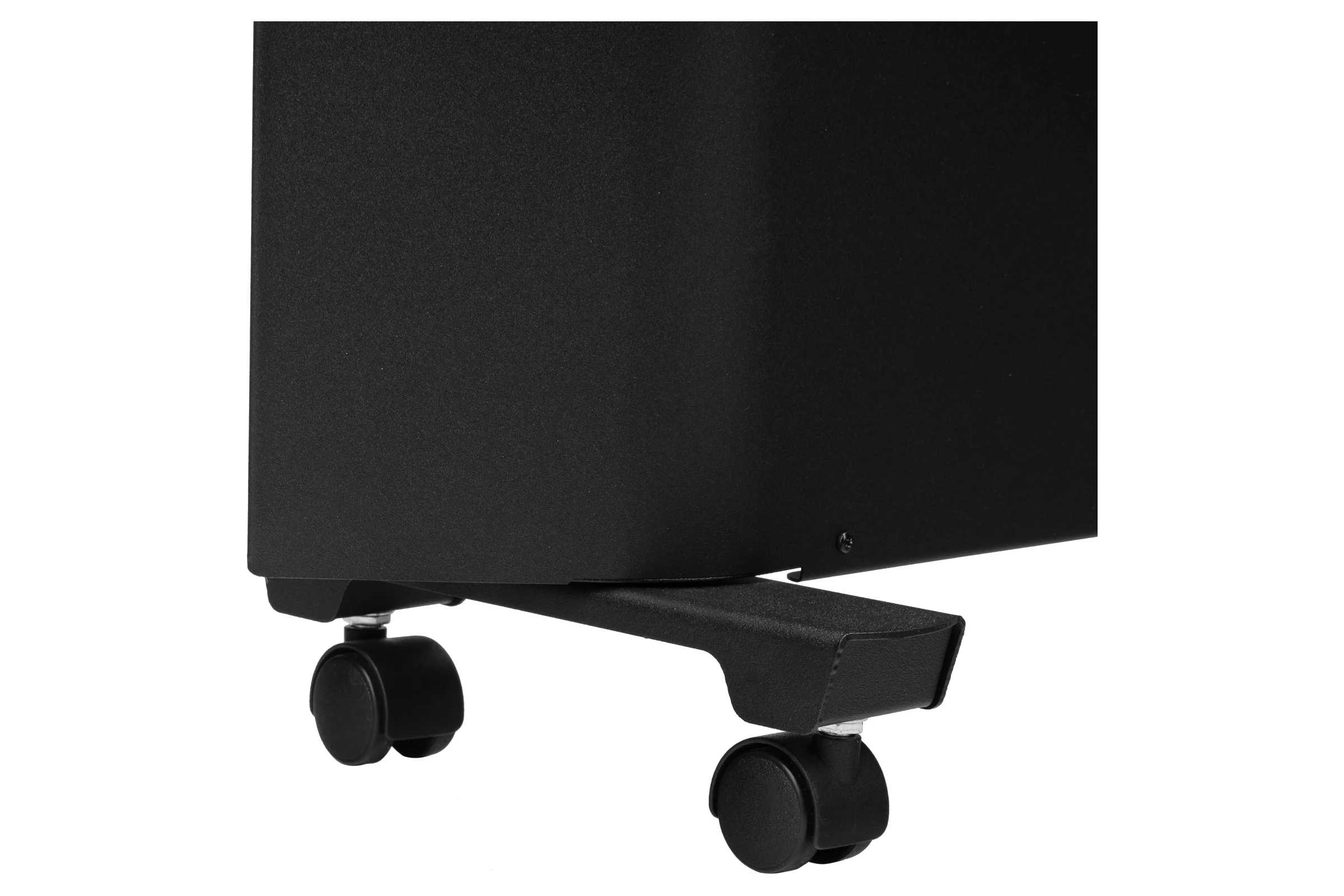 Конвектор электрический Denzel XCE-2000B, 230 В, 2000 Вт, черный, сушилка, колеса, Х-элемент 98129