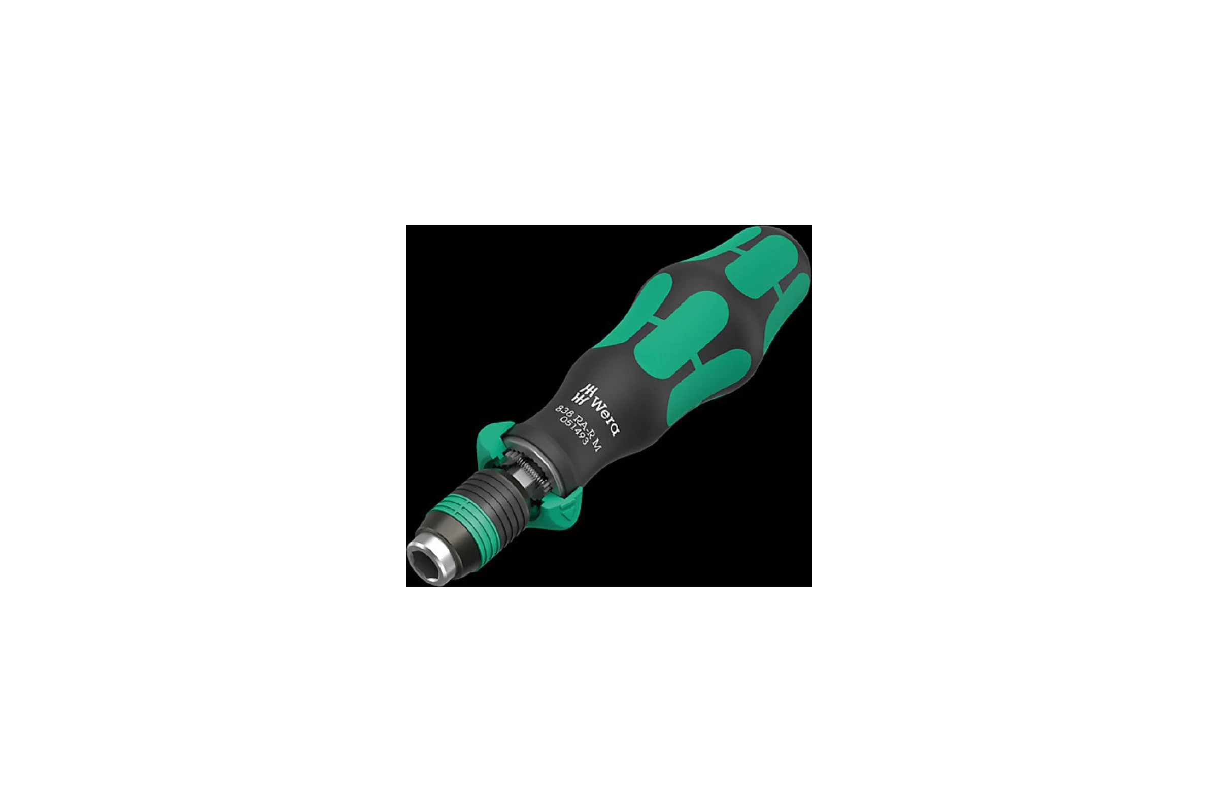 Ручка-битодержатель с функцией трещотки WERA 838 RA-R M 1/4" WE-051493