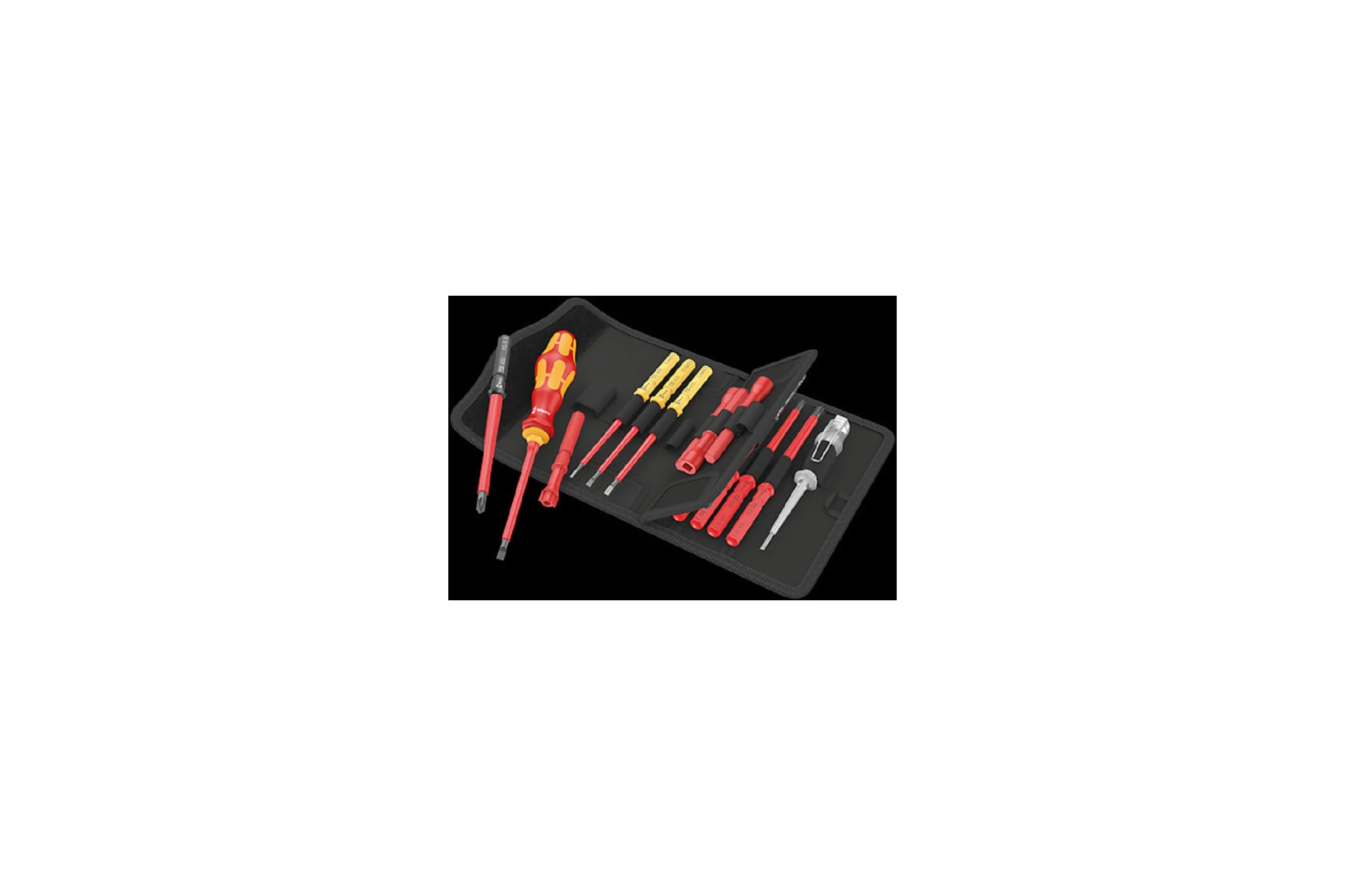 Набор бит с битодержателем WERA  Kraftform Kompakt VDE 18 Universal 1 Tool Finder 1x9x98; 1 x PH 1x157; 1 x PH 2x157; 1 x PZ 1x157; 1 x PZ 2x157; 1x1x154; 1x2x154; 1x1x1 WE-006613