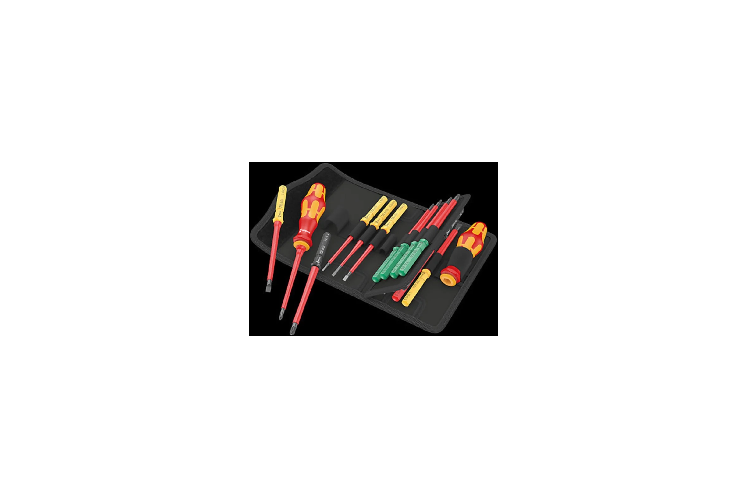 Набор бит с битодержателем WERA Kraftform Kompakt VDE 17 Universal 1 Tool Finder, 17 пр. WE-006611