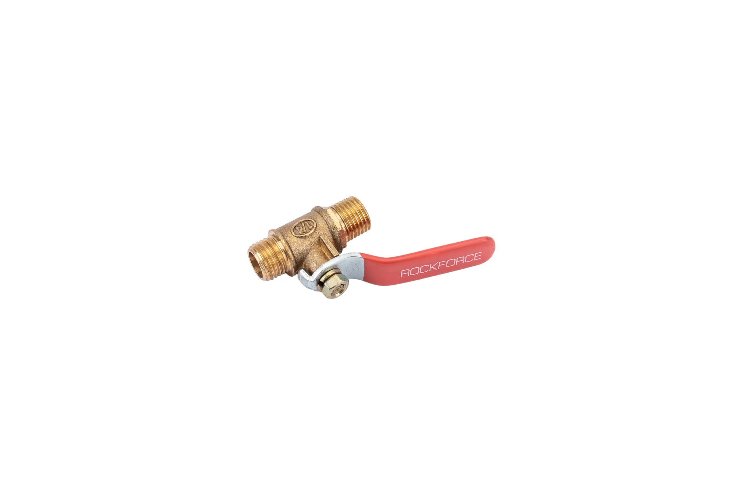 Кран воздушный шаровый наруж. резьба Rockforce 1/4х1/4 RF-SP019/1/4"(2032)