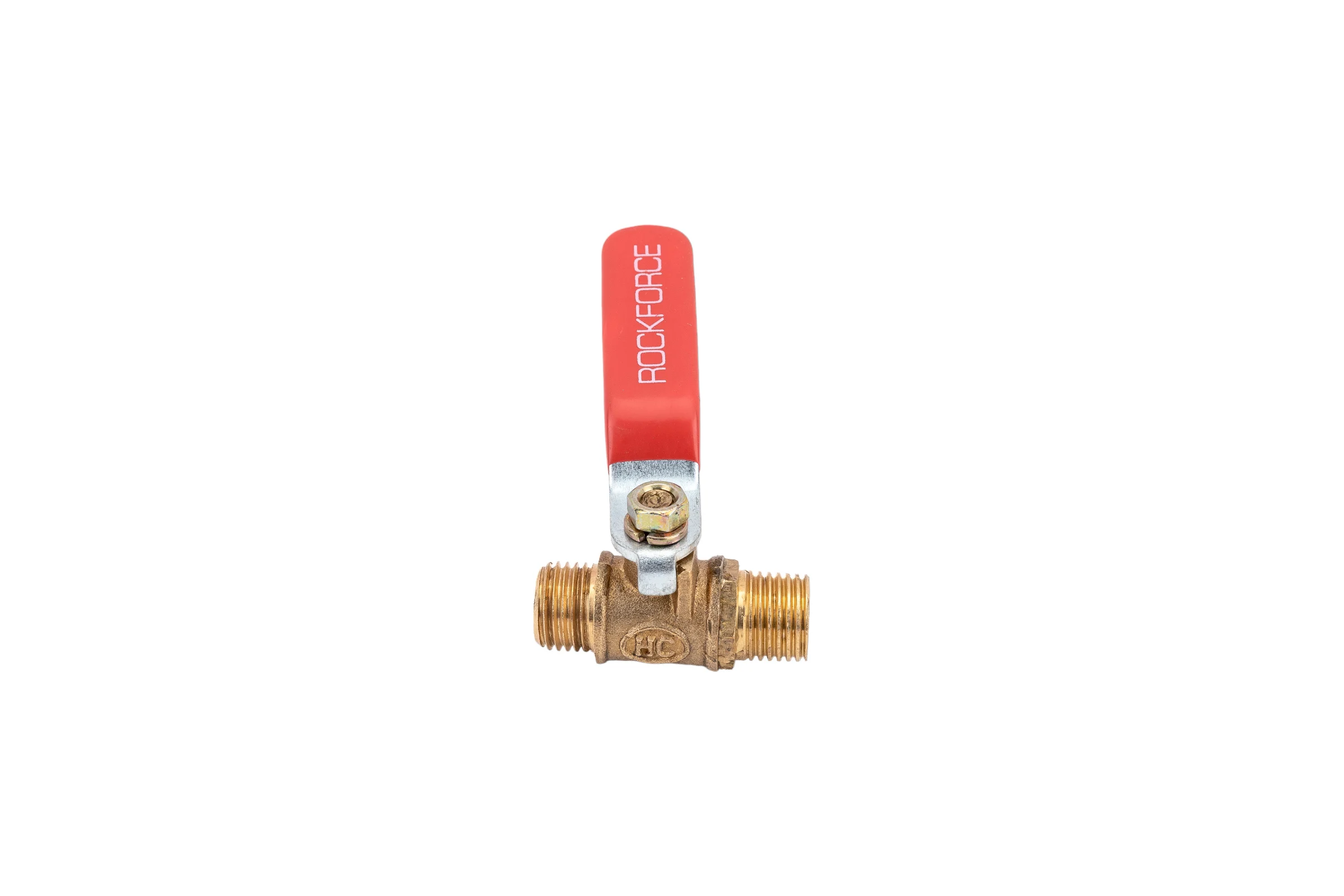 Кран воздушный шаровый наруж. резьба Rockforce 1/4х1/4 RF-SP019/1/4"(2032)