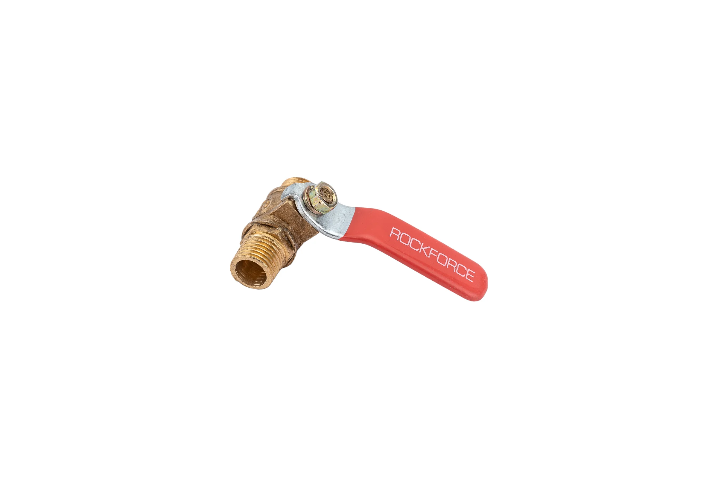 Кран воздушный шаровый наруж. резьба Rockforce 1/4х1/4 RF-SP019/1/4"(2032)
