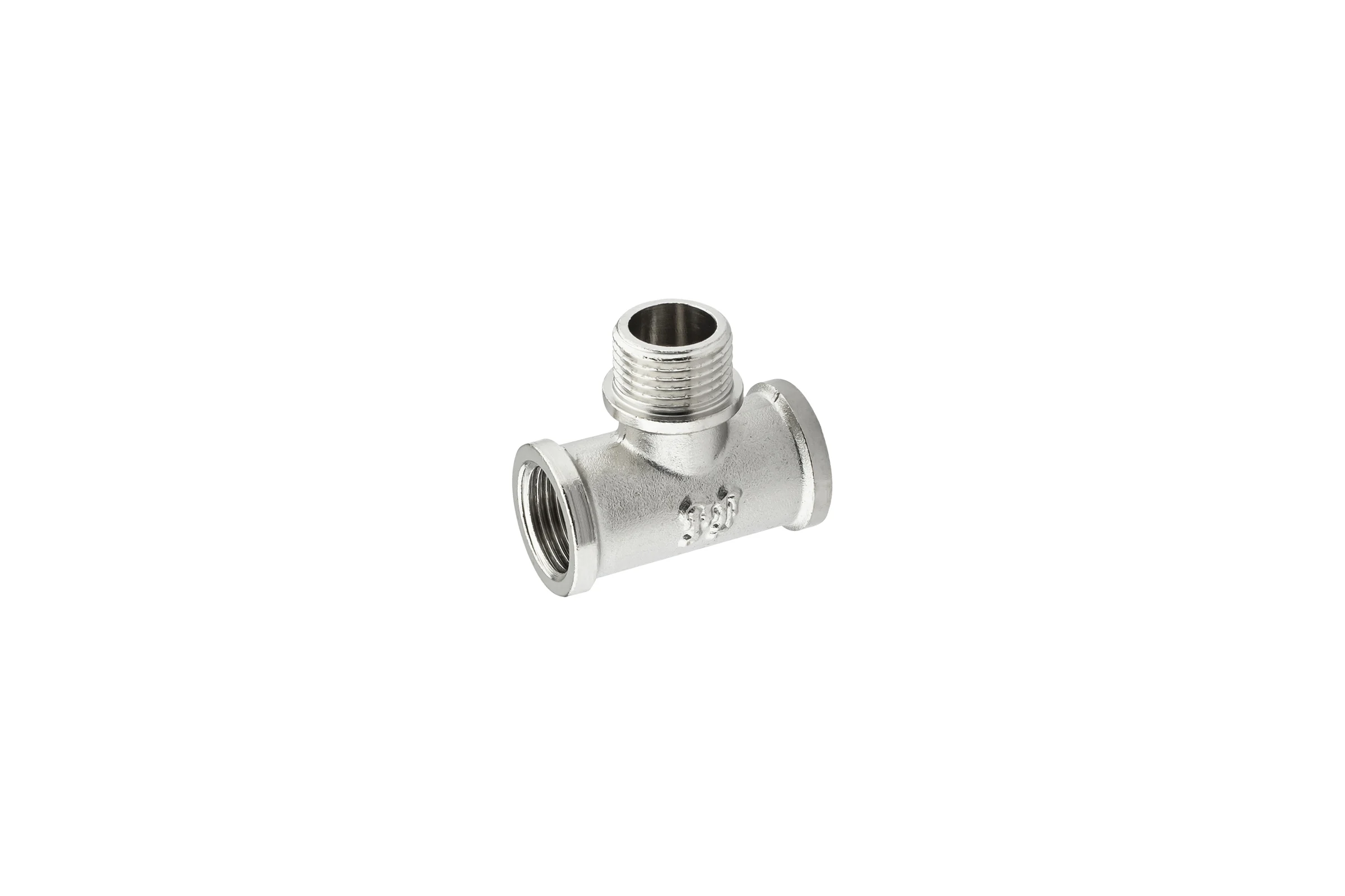 Тройник никелированный PROFACTOR в/н/в 1/2" PF TF 172