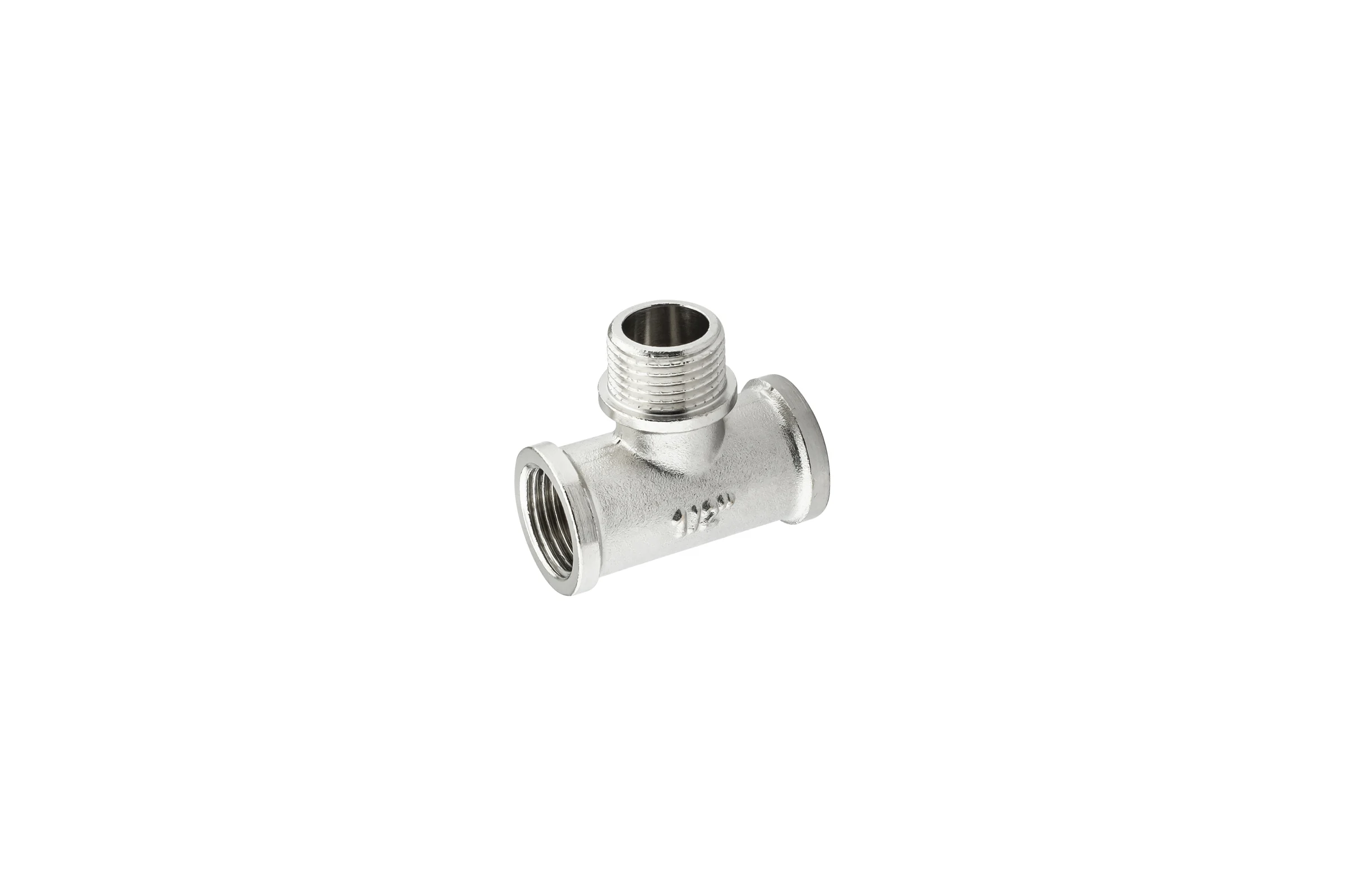 Тройник никелированный PROFACTOR в/н/в 1/2" PF TF 172