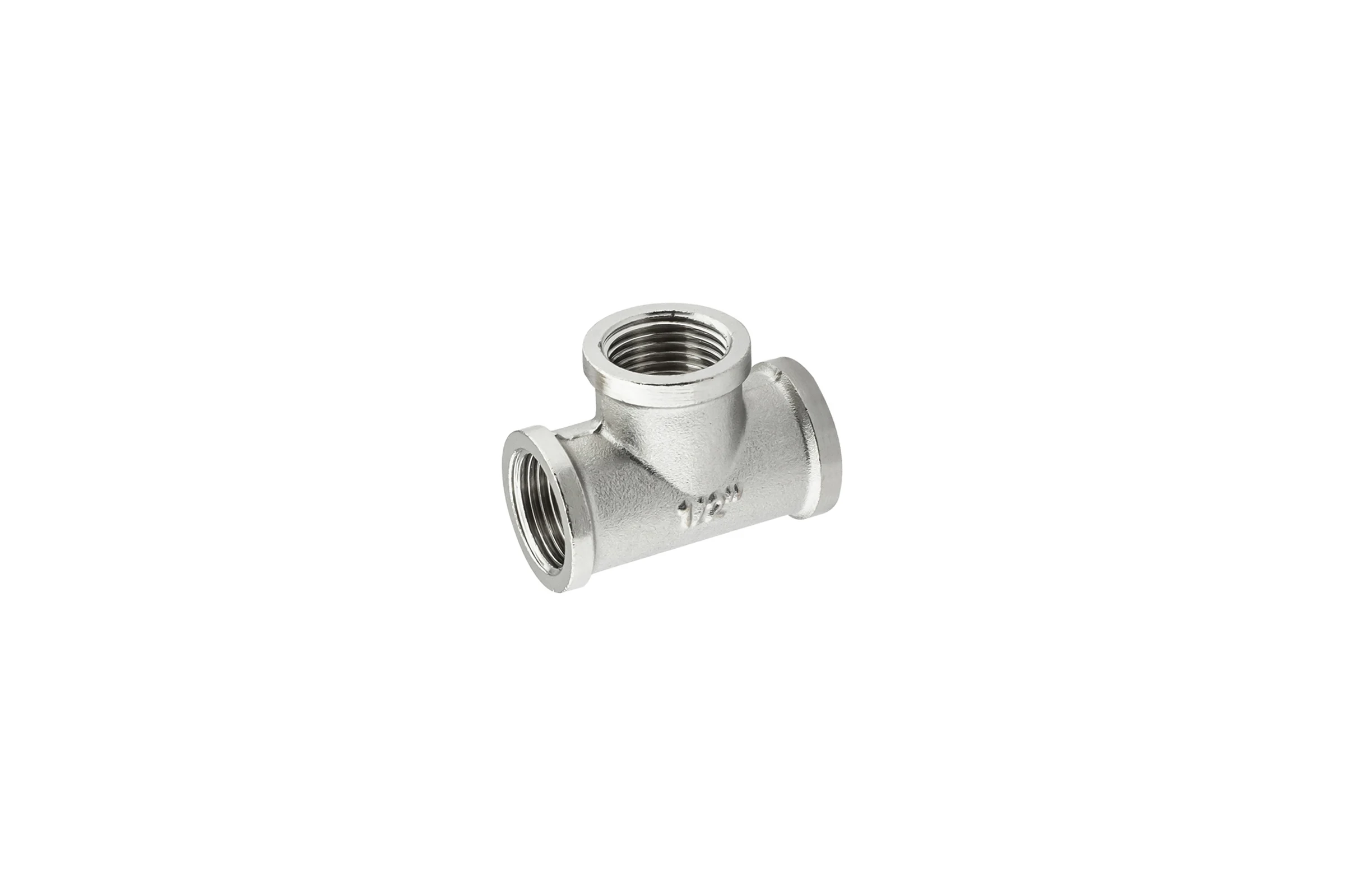 Тройник никелированный PROFACTOR в/в/в 1/2" PF TF 151