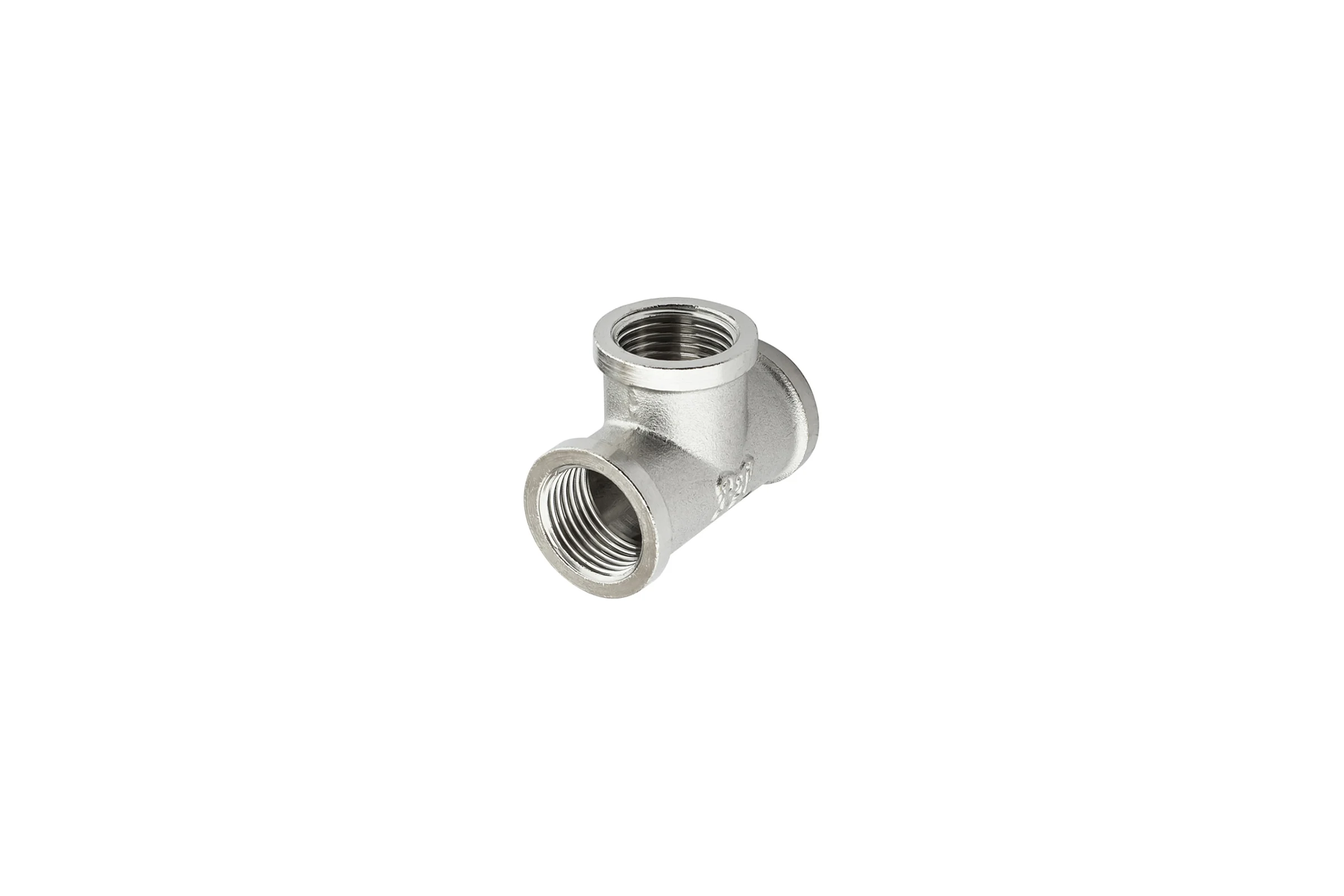 Тройник никелированный PROFACTOR в/в/в 1/2" PF TF 151