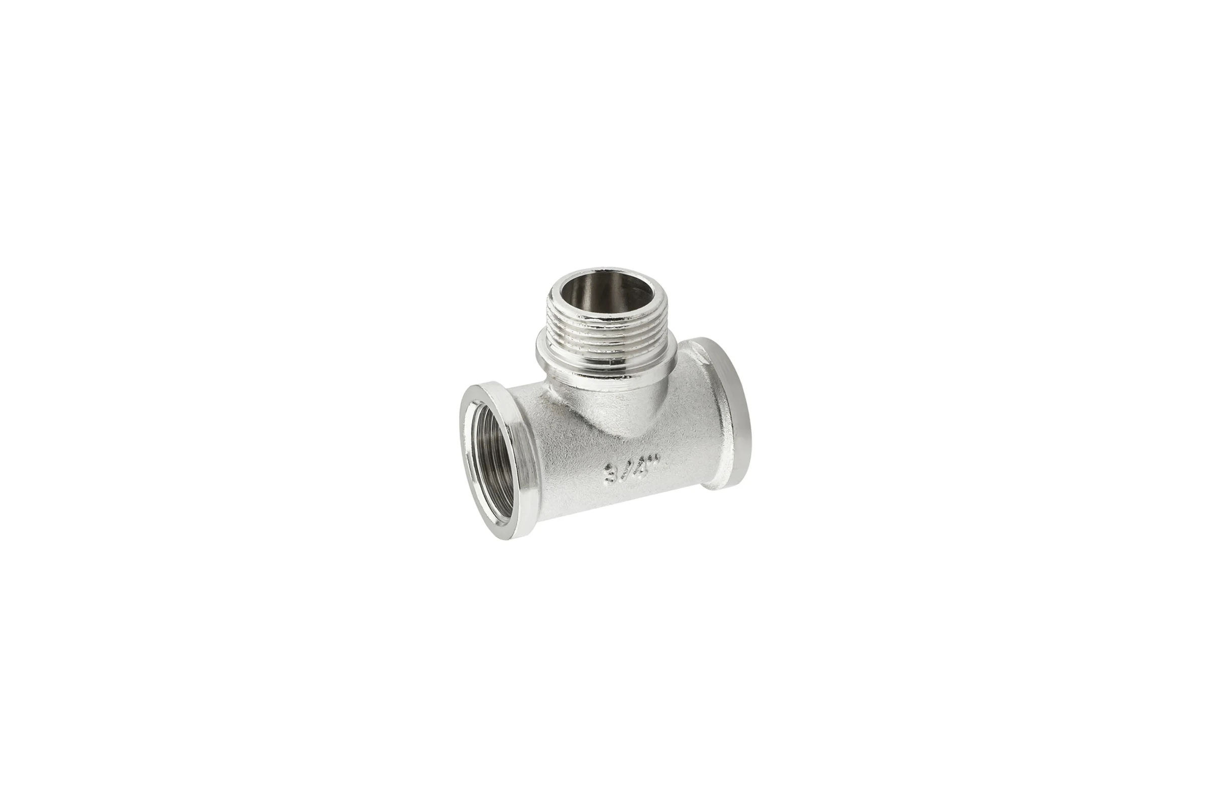 Тройник никелированный PROFACTOR в/н/в 3/4" PF TF 173