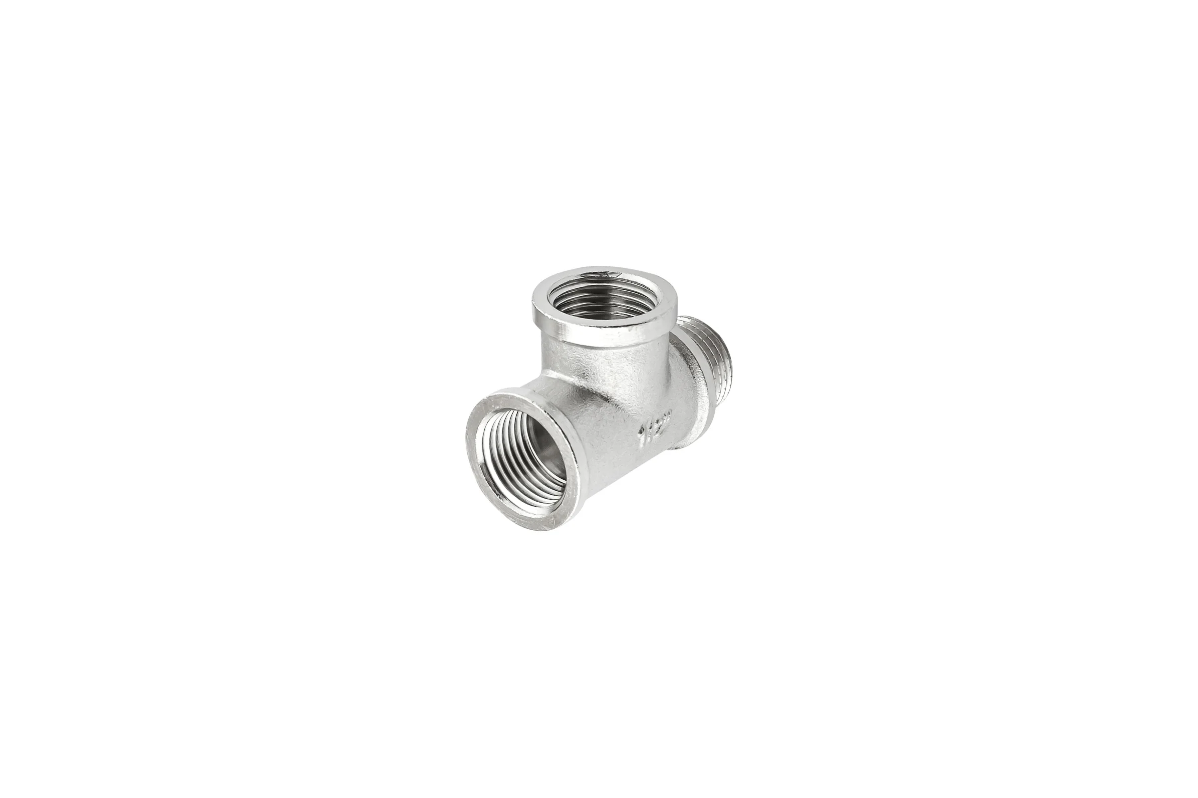 Тройник никелированный PROFACTOR в/в/н 1/2" PF TF 176