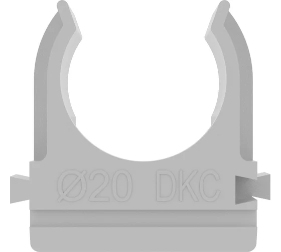Держатель с защелкой DKC д20 мм упак 100 шт 51020