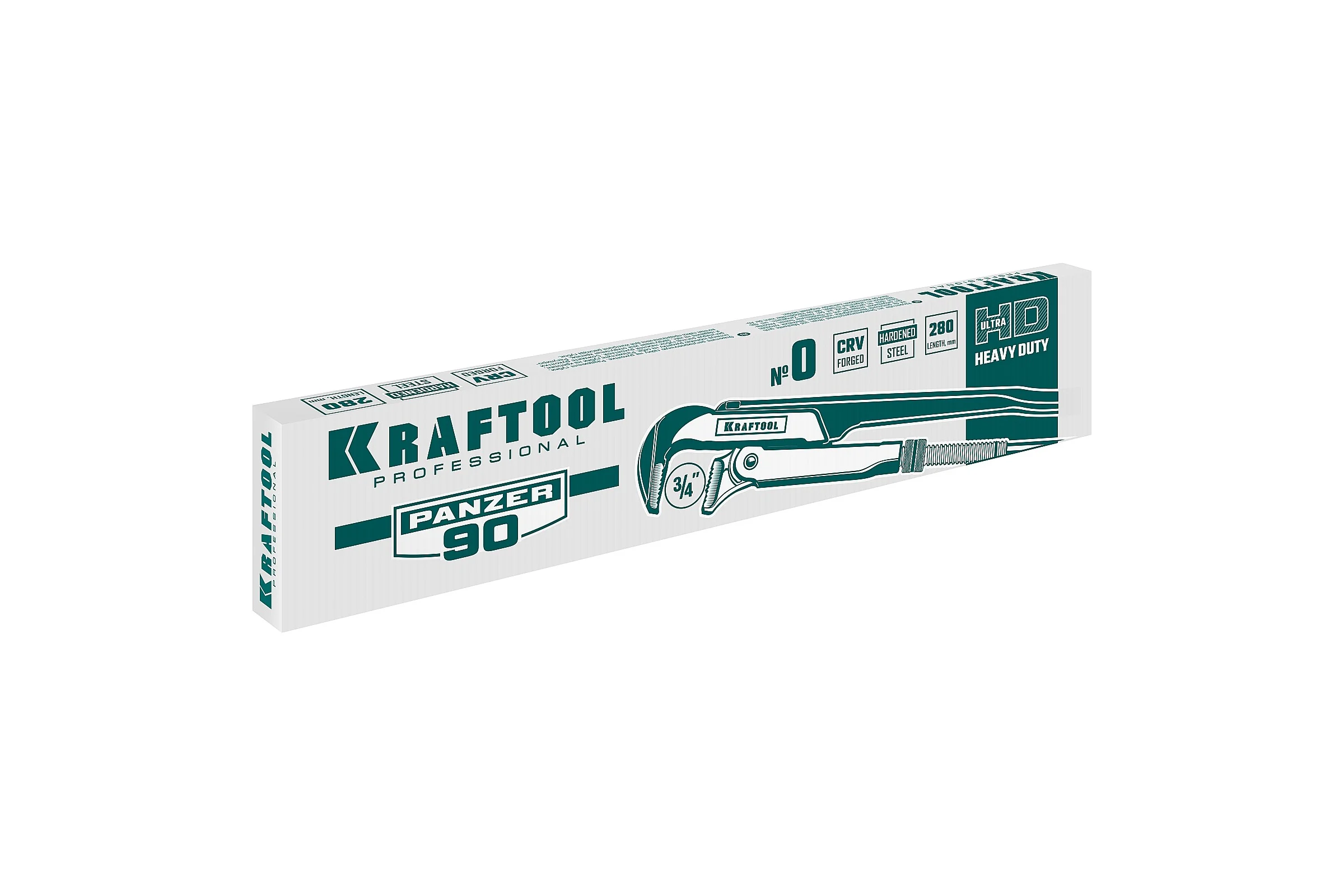 Трубный ключ KRAFTOOL Panzer-90, №0, прямые губки, 2734-05_z02