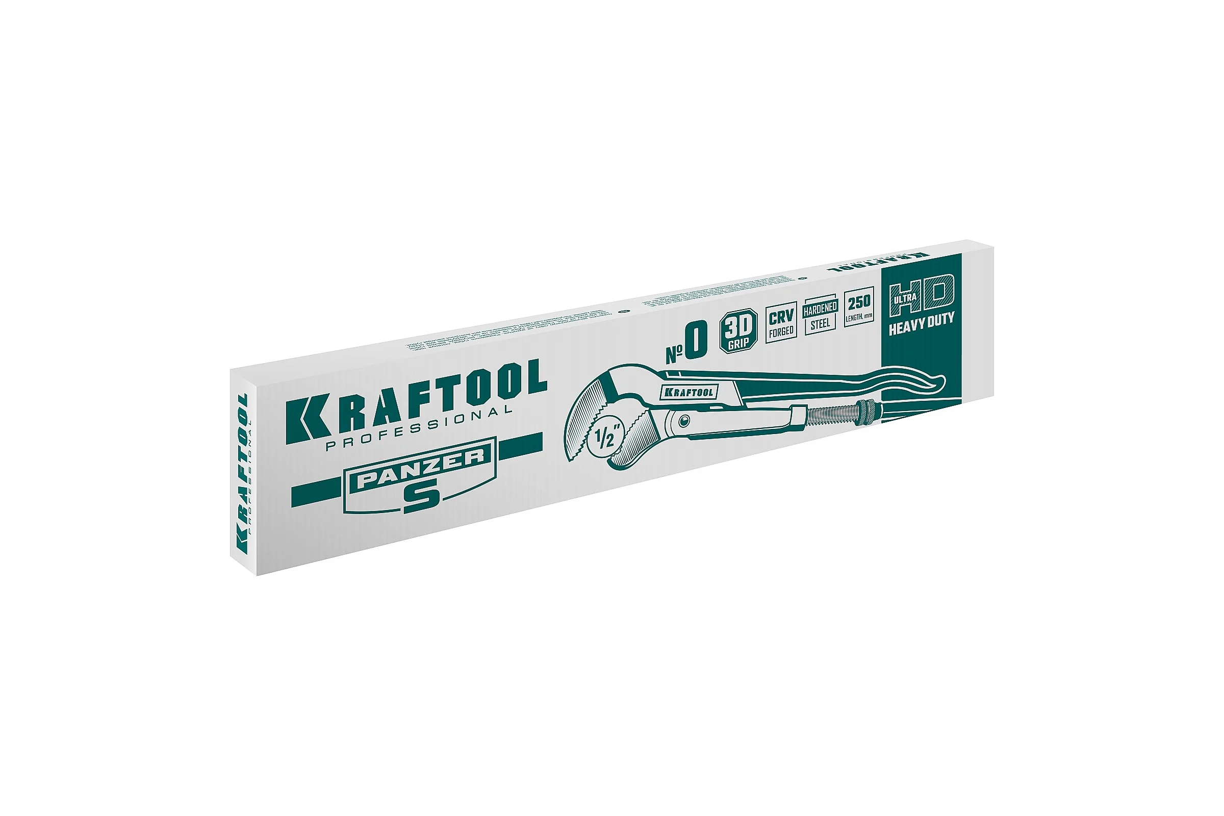 Трубный ключ KRAFTOOL Panzer-S, №0, изогнутые губки 2733-05_z02