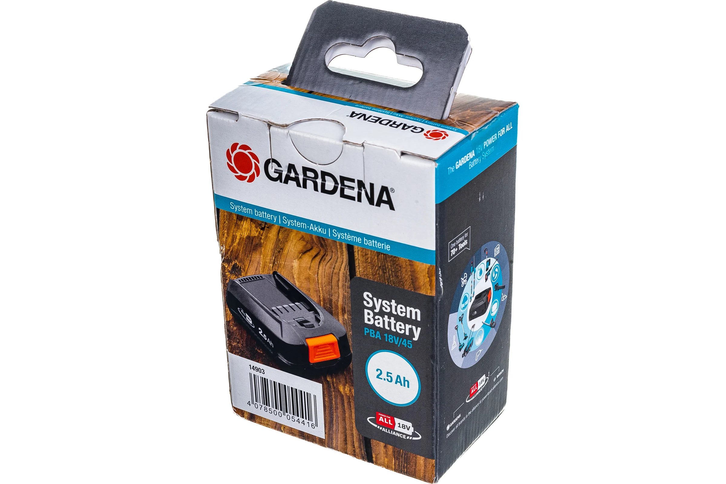 Аккумулятор литий-ионный P4A PBA (18V; 2.5 Ач) Gardena 14903-20.000.00