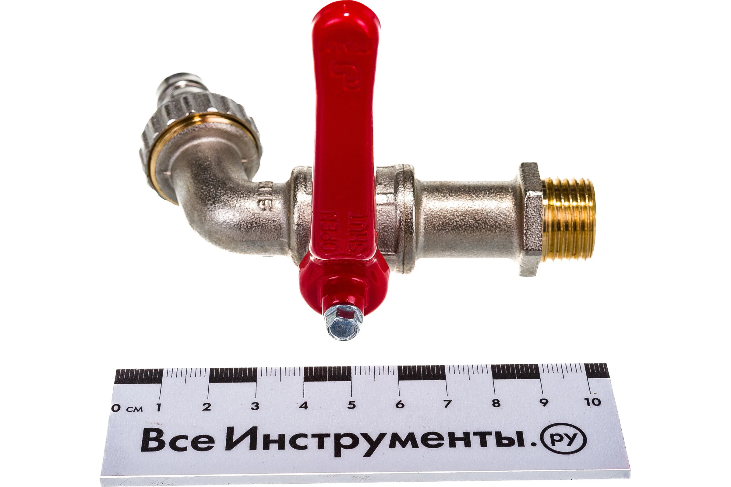 Сливной шаровой кран ITAP со штуцером, рычаг, 1/2" /10/120/ 132/1/2 1320012