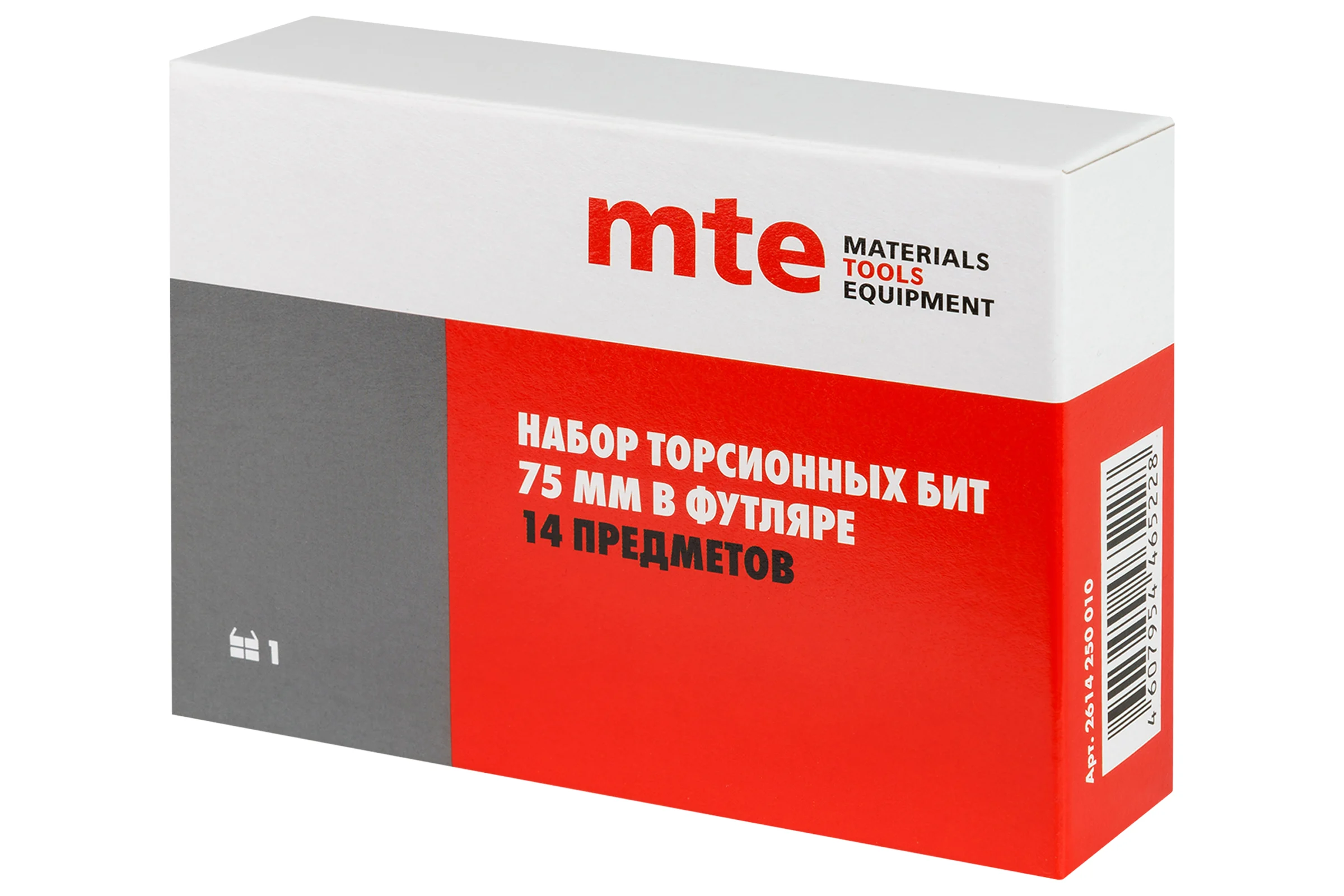 Набор торсионных бит 75 мм, 14 предметов MTE 2614250010