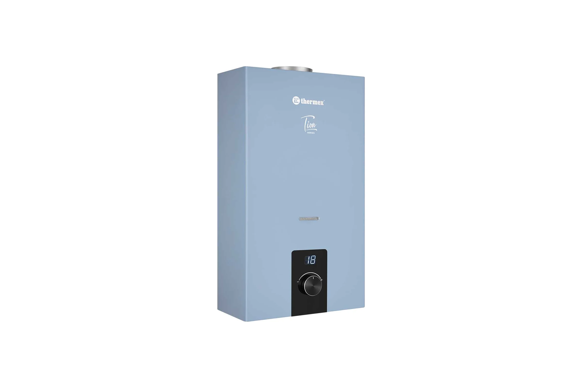 Водонагреватель газовый проточный бытовой THERMEX T 20 D (Silver Grey) ЭдЭБ05003