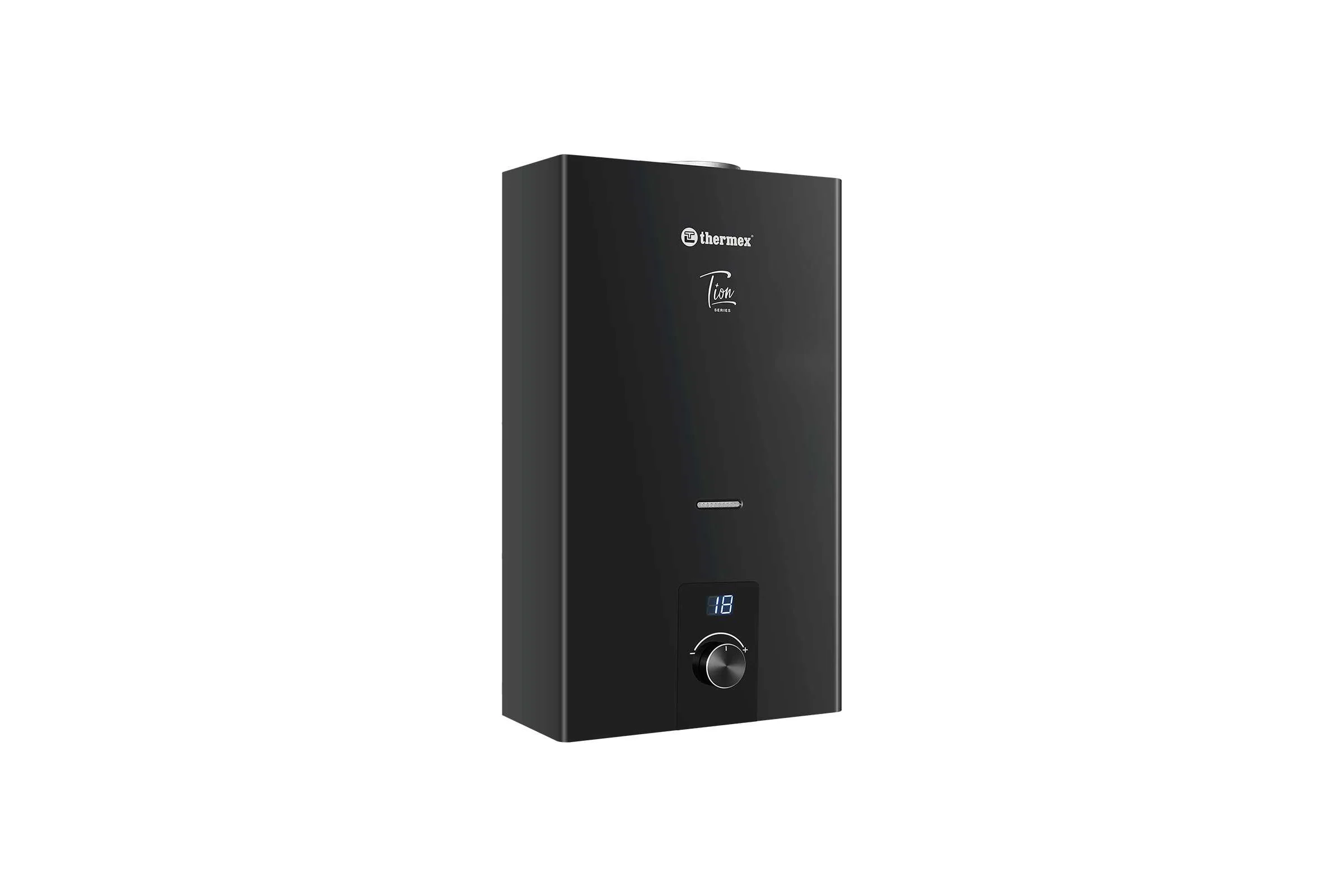 Водонагреватель газовый проточный бытовой THERMEX T 20 D (Black) ЭдЭБ05002